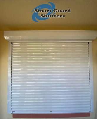 Rolling Shutters in White