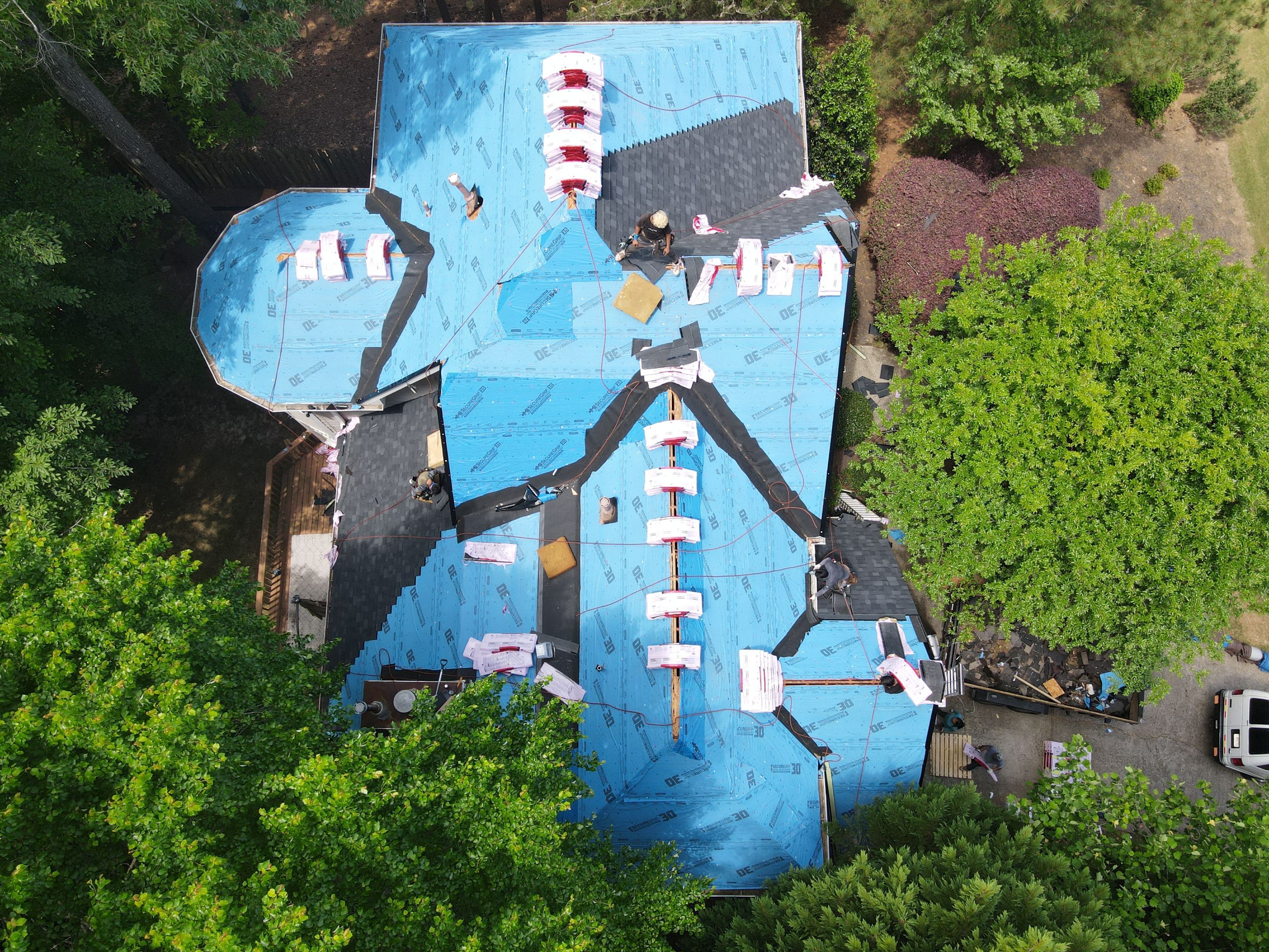 Residential Roofing Installation using Owens Corning by Inspector Roofing and Restoration