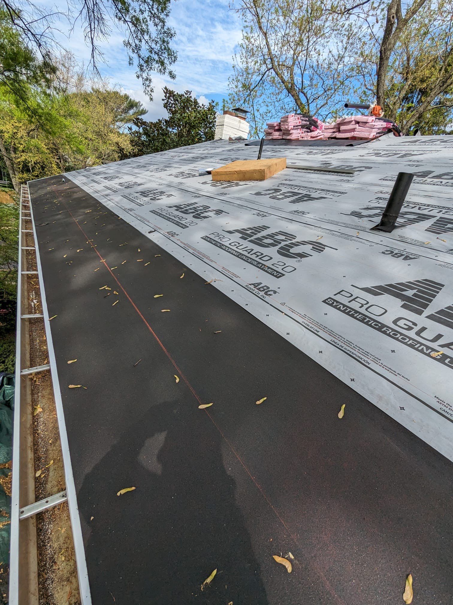 Residential Roof Replacement using Owens Corning TrueDefinition Architectural Shingle by RJC General Construction, LLC.