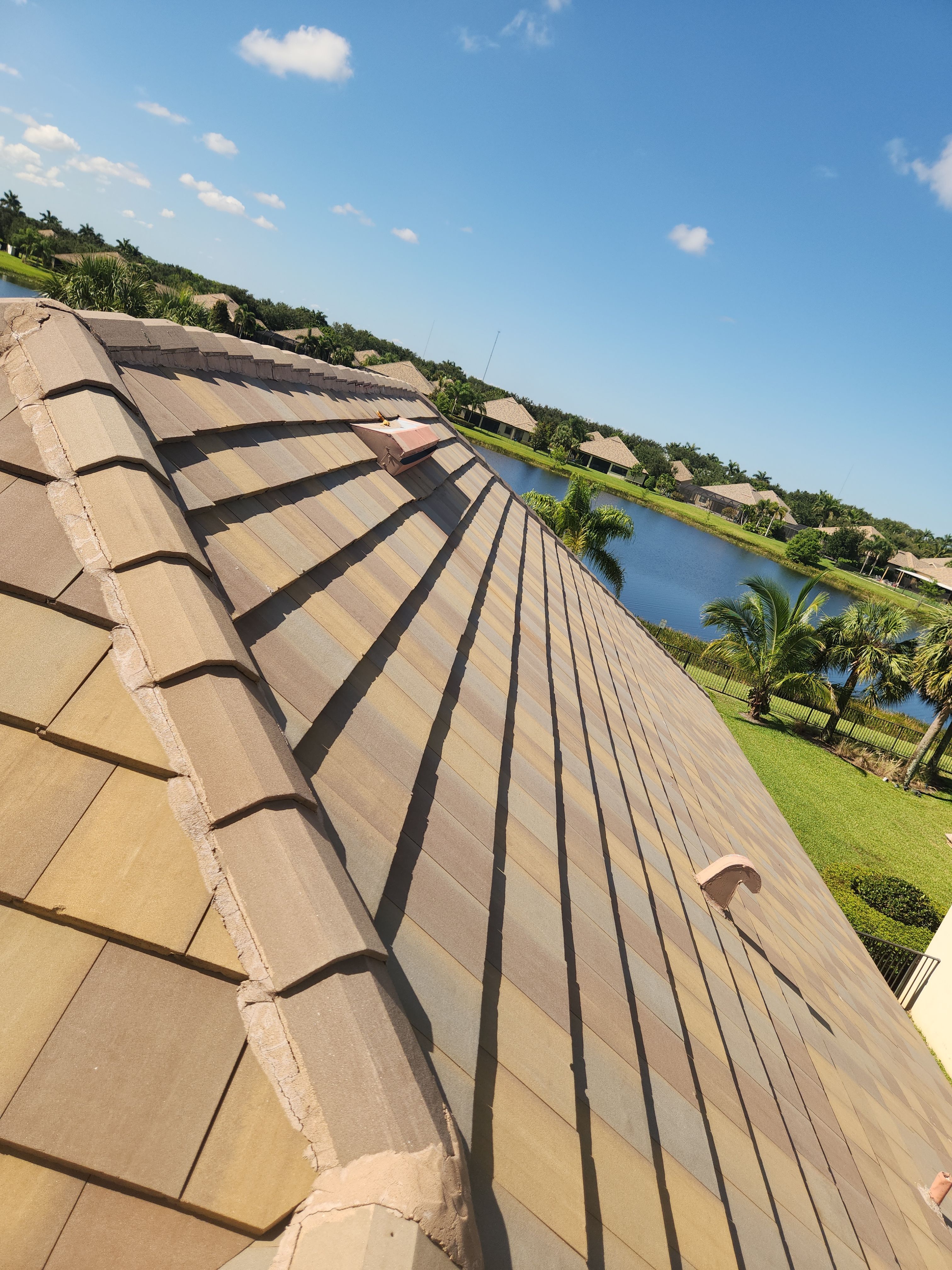 Concrete Tile Roof Repair for Residential Home in Wellington by Aastro Roofing
