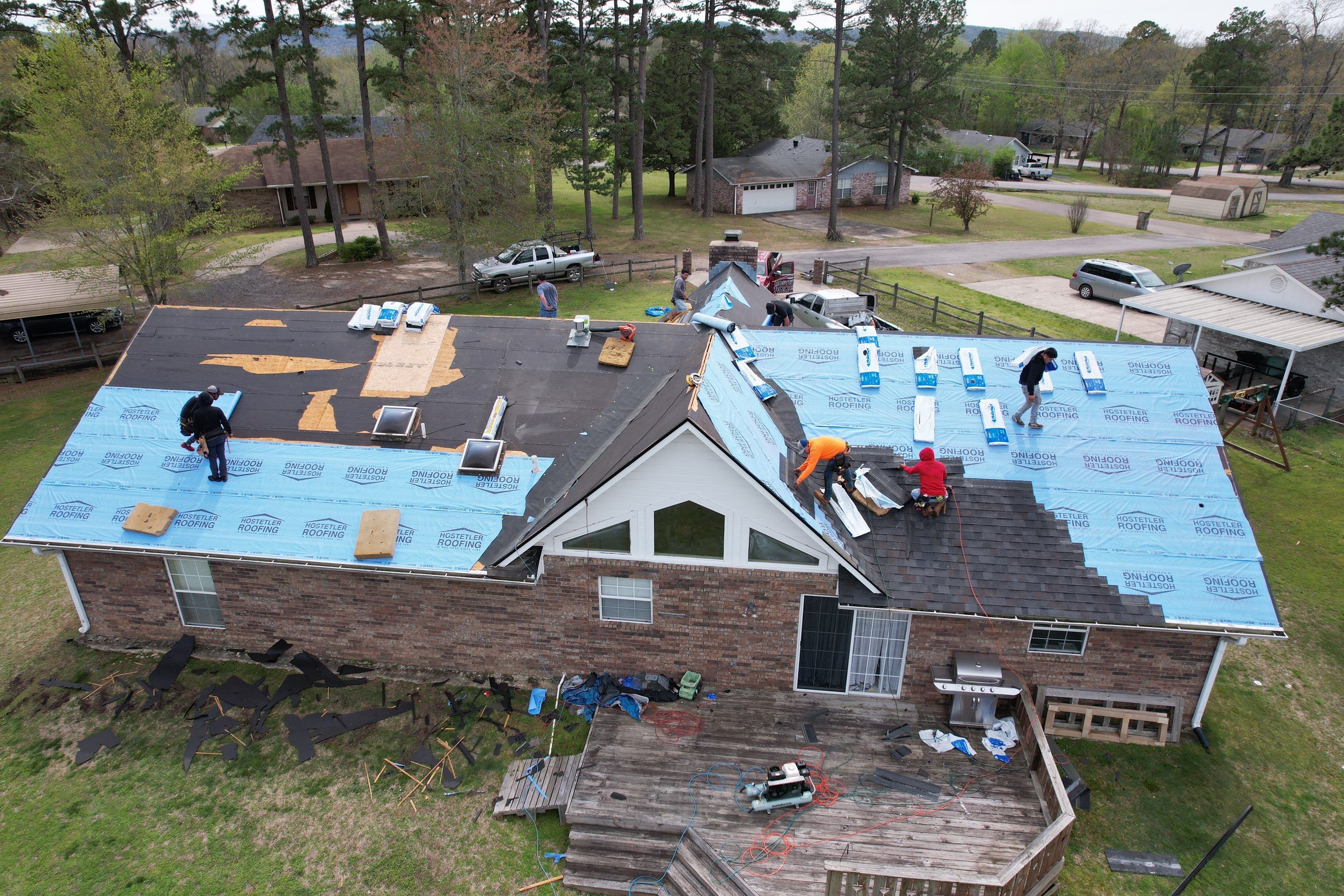 Residential Shingle Reroof using Malarkey Vista by Hostetler Roofing