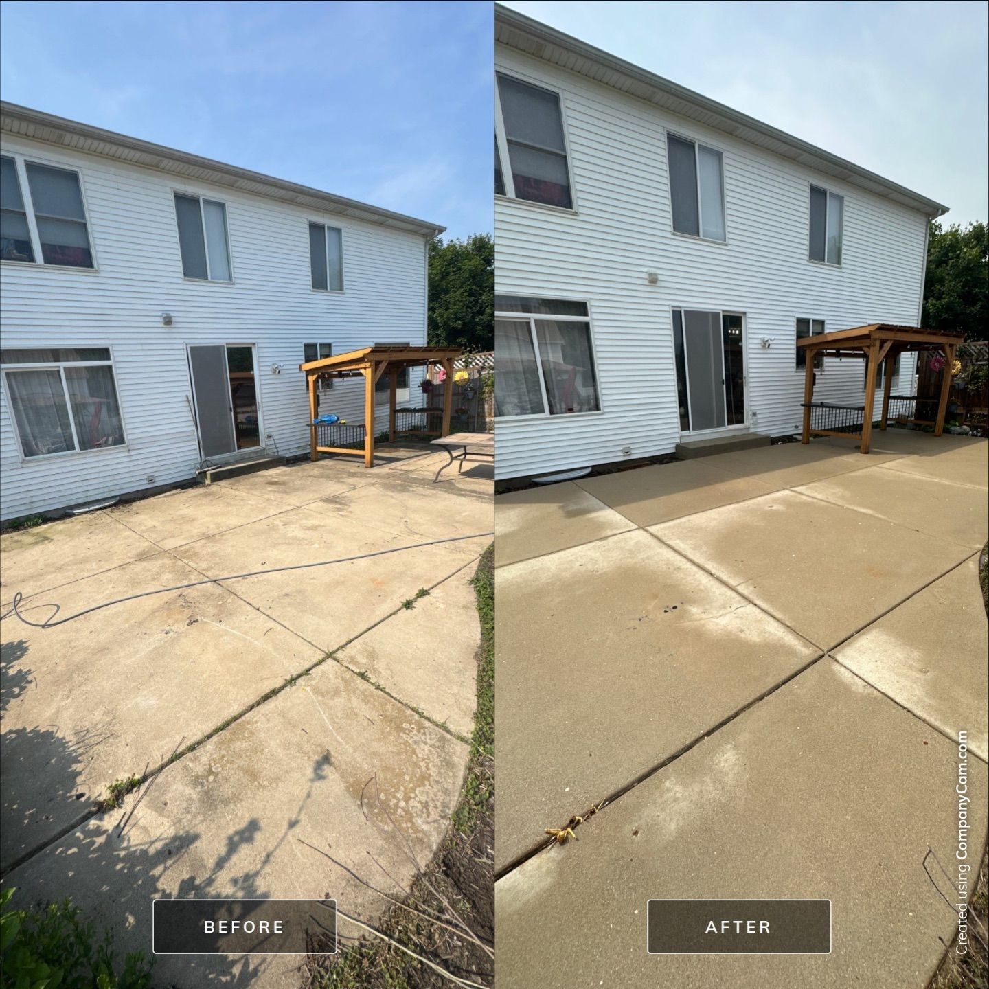 Project in McHenry by Simmons Power & Soft Washing