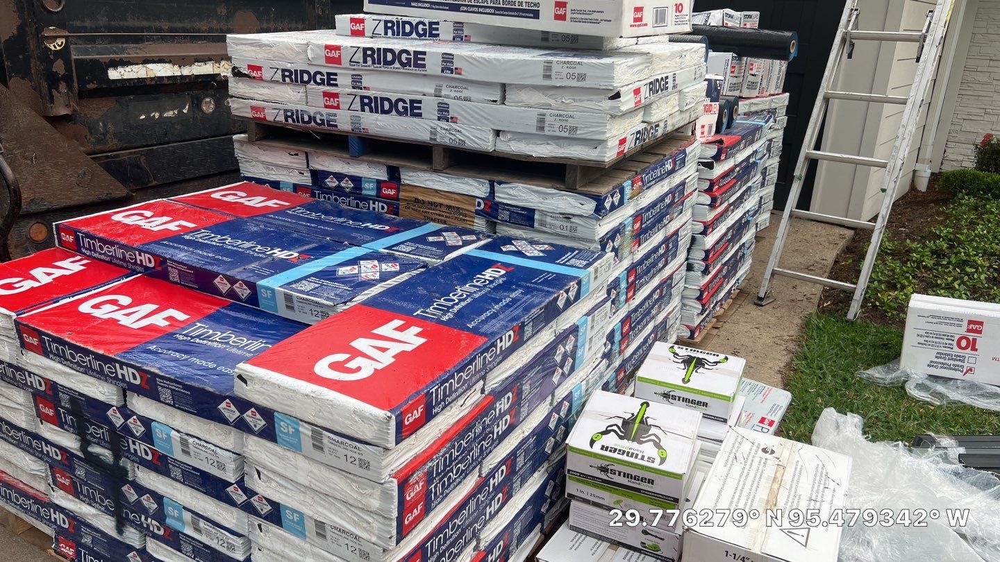 Roof Replacement using GAF materials in Houston TX by Elite Roofing LLC