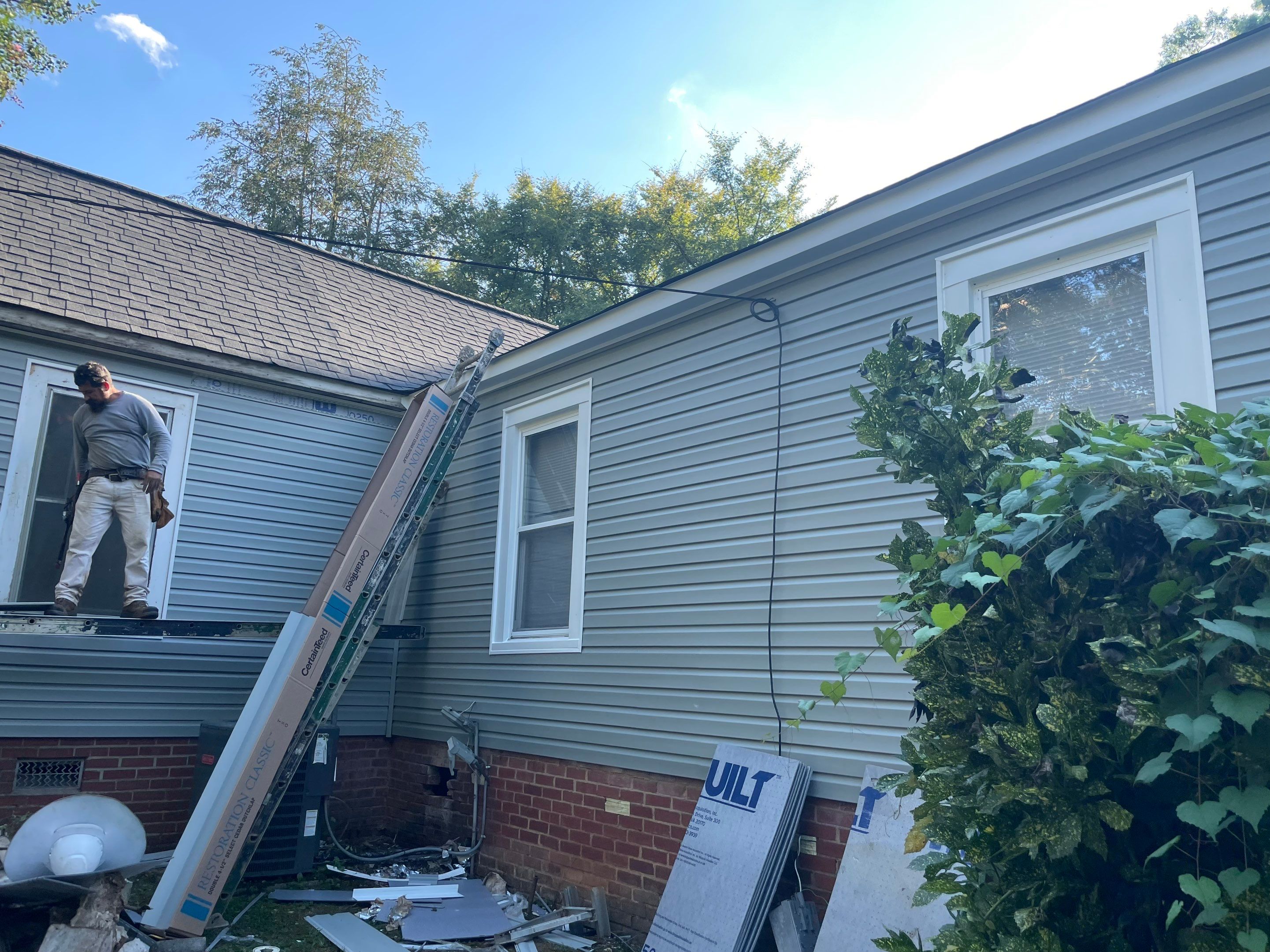 Residential Remodel Roofing, Siding and Gutters by Here4You Restoration 