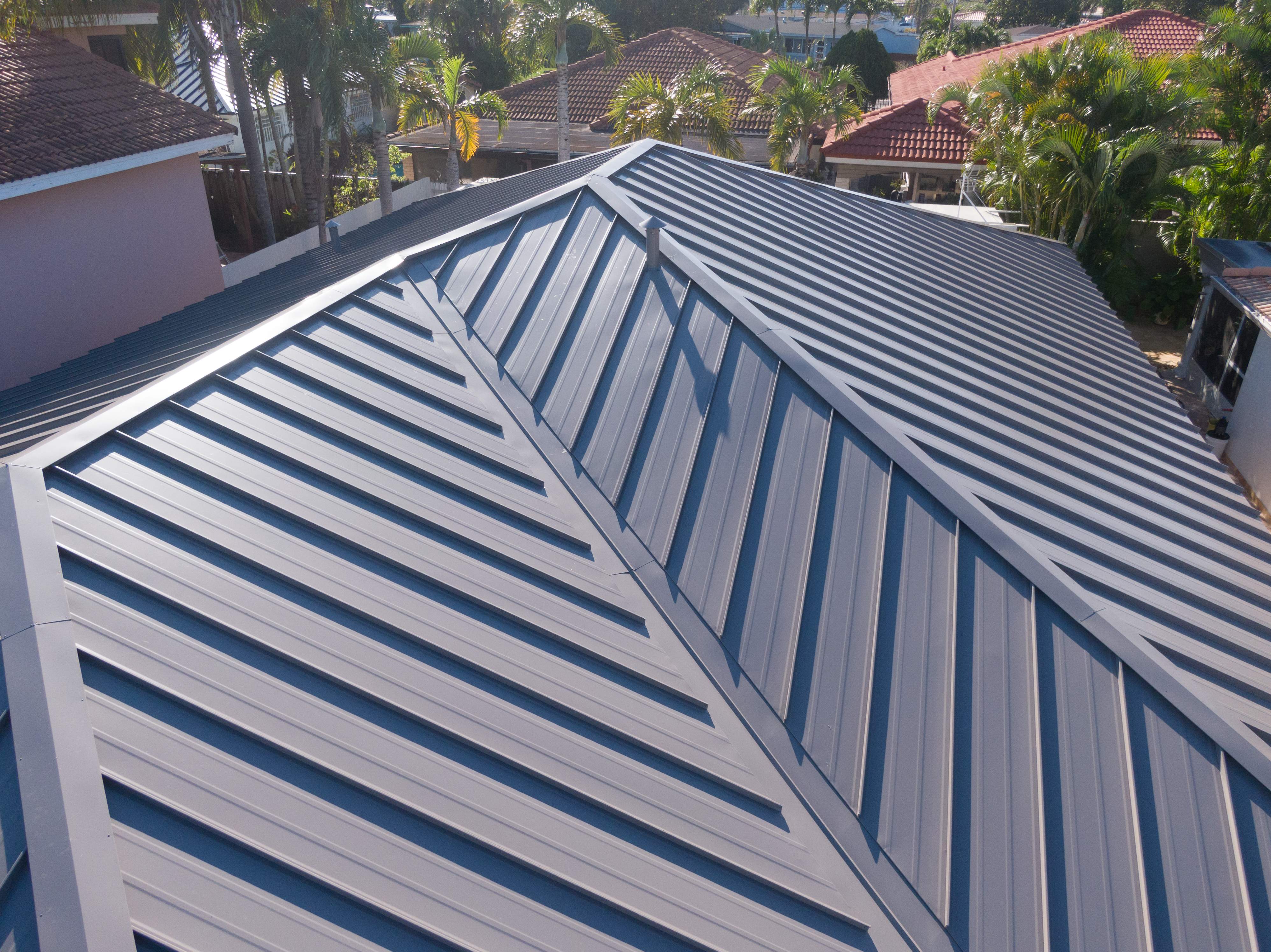 Metal Roof - Galvalume - Slate Gray by Istueta Roofing