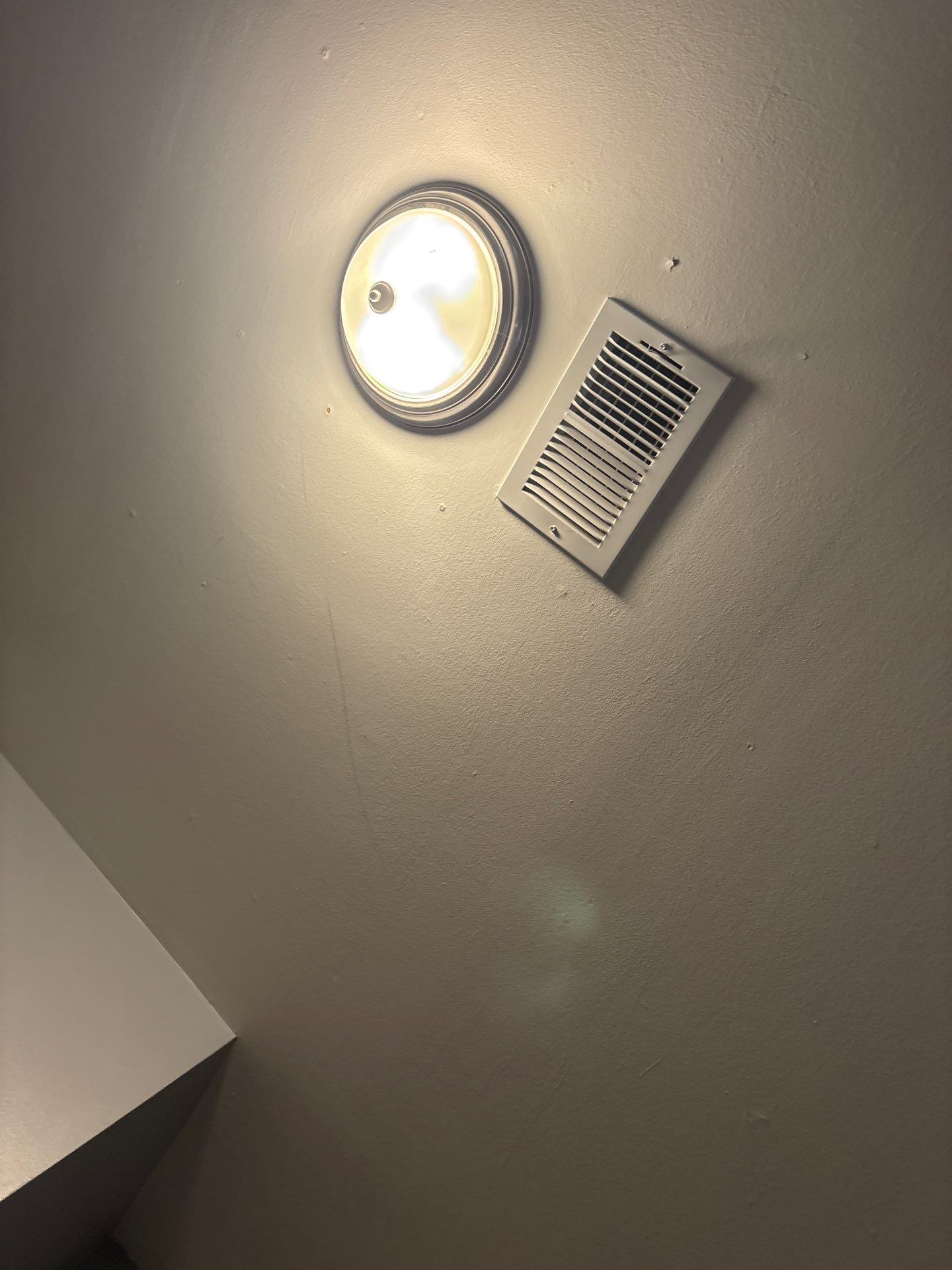 Flush Mount Light Fixture and Ceiling Vent Upgrade in Denver by CompanyCam Sales Demo