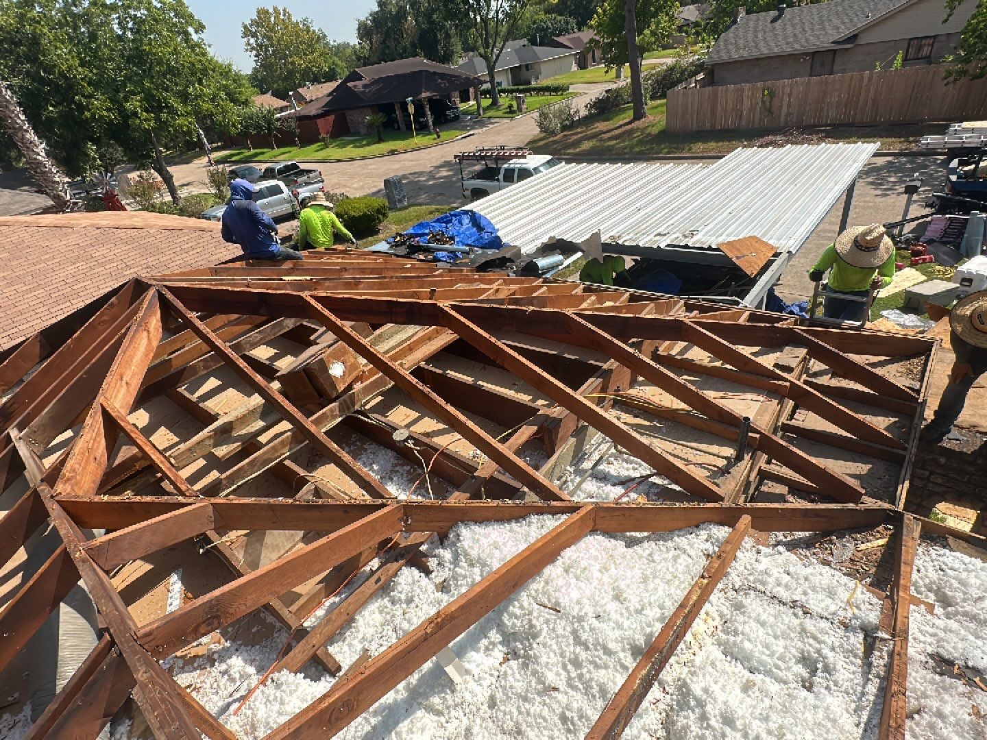 Residential Roofing Installation using Owen's Corning Duration (Lifetime) Shingles by Roof Repair Company