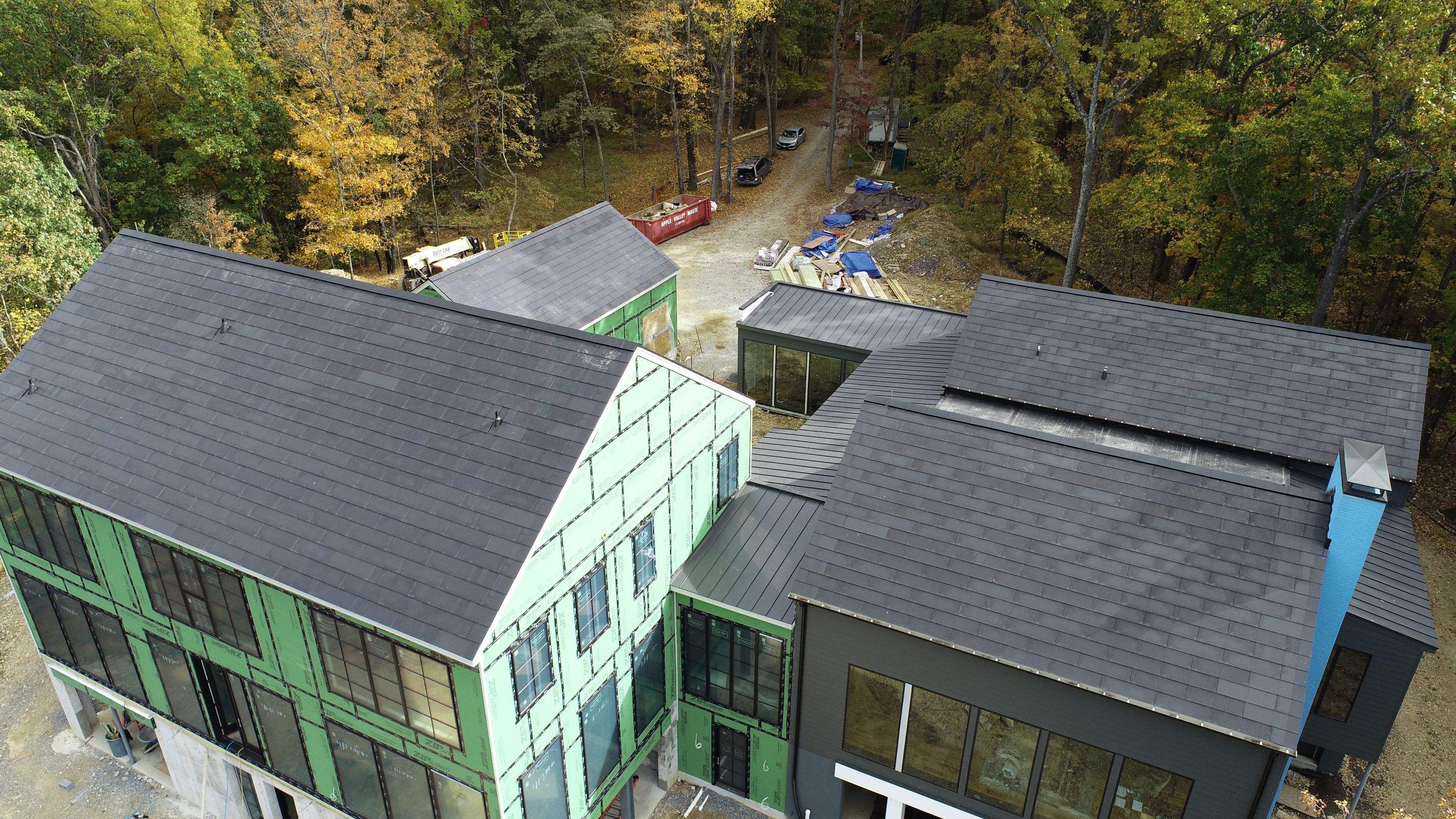 Roof Installation using Tesla Solar Roof V3 by American Home Contractors