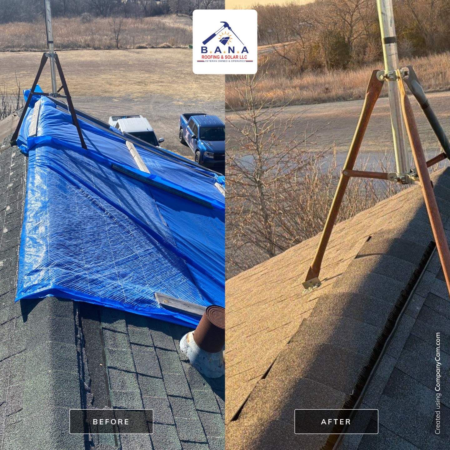 Project in Joy by BANA Roofing and Solar Supply