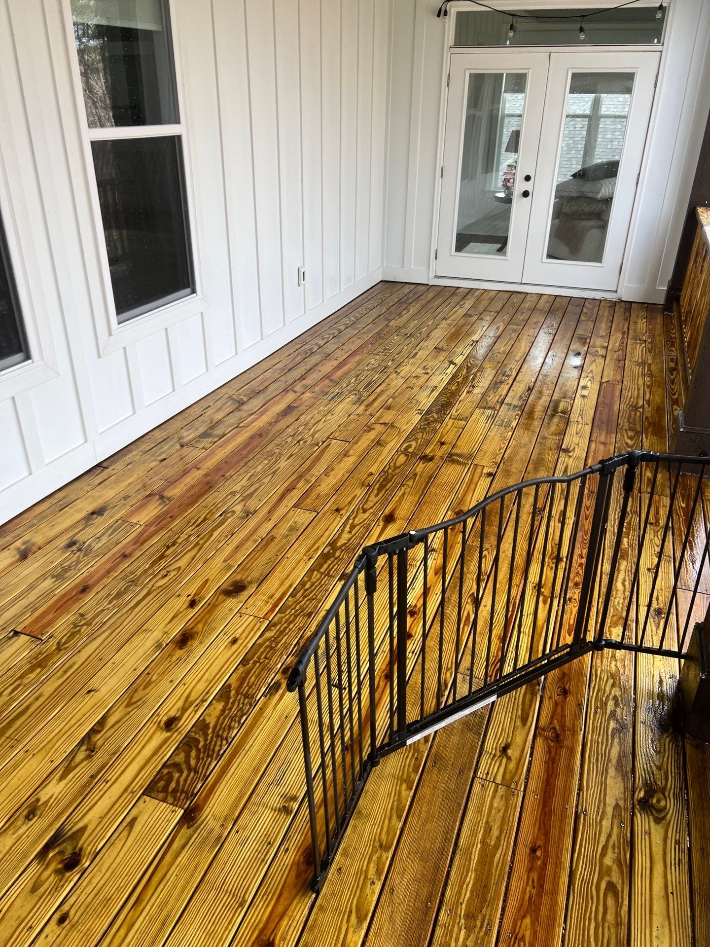 Coated Deck using Wood Sealant by DuraSeal