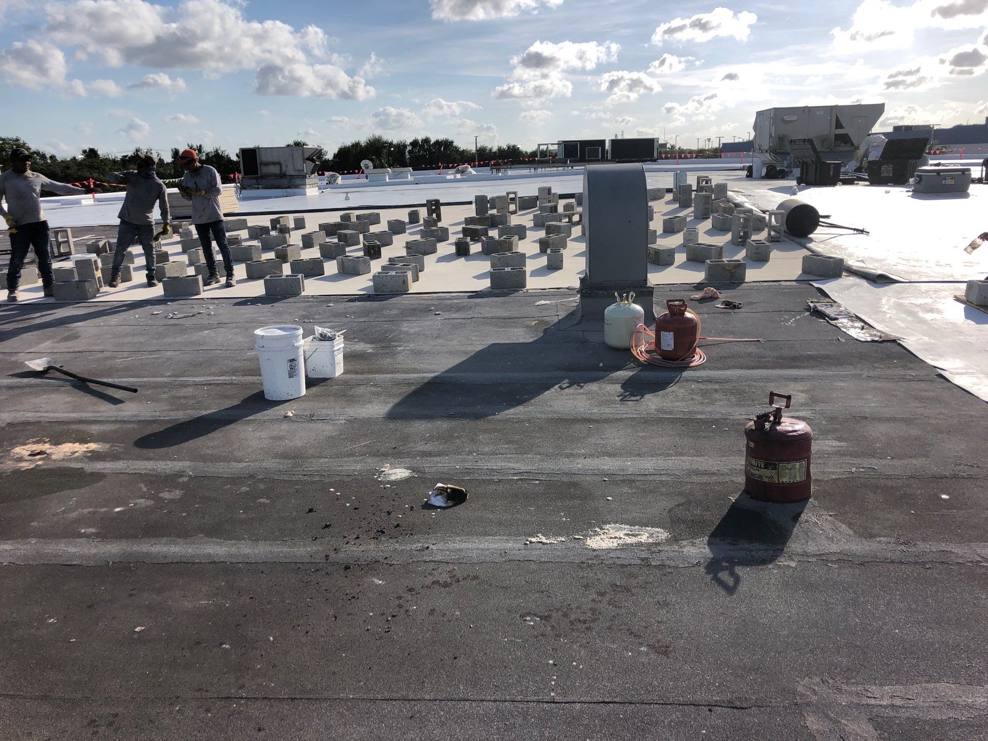 Commercial Re-Roof using GAF TPO by First Due Roofing