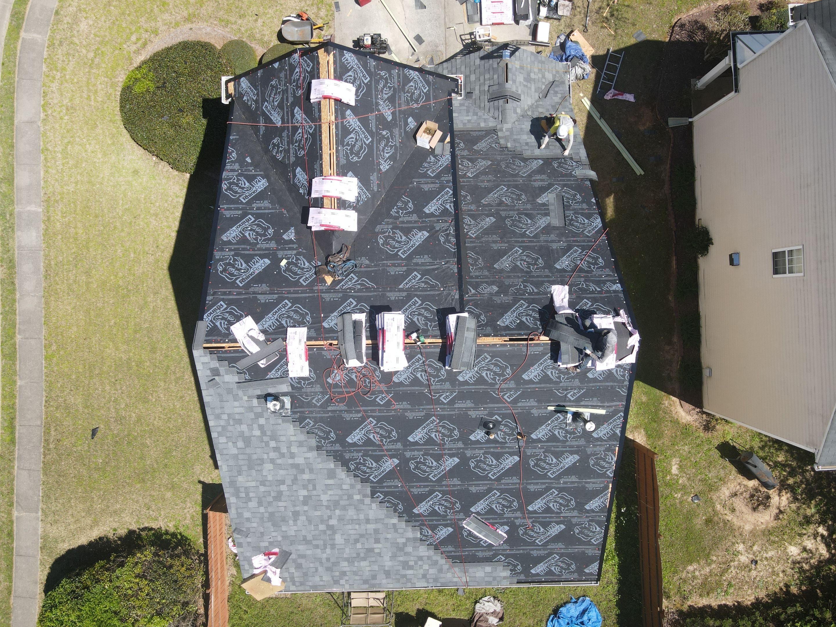 Residential Roofing Installation using Owens Corning by Inspector Roofing and Restoration