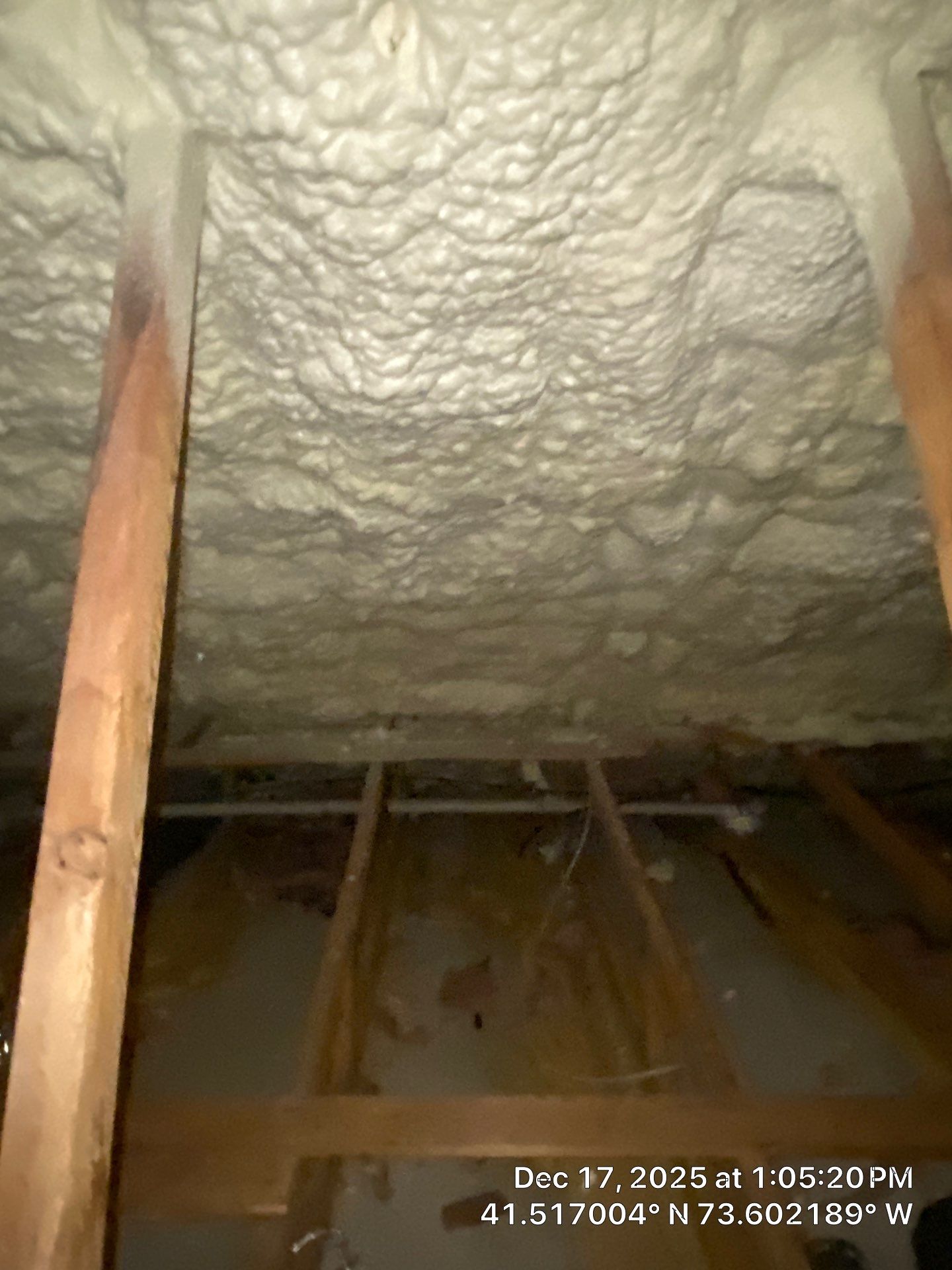 Attic Insulation using open cell spray foam by NYS Foam & Energy