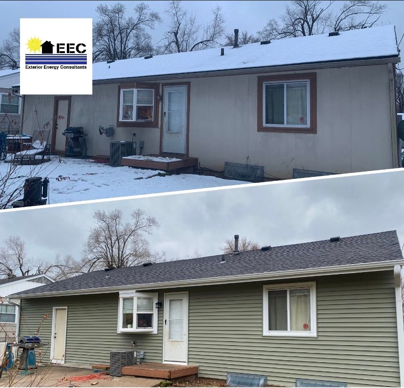 Out with the OLD and in with the new! by EEC Windows, Siding & Roofing