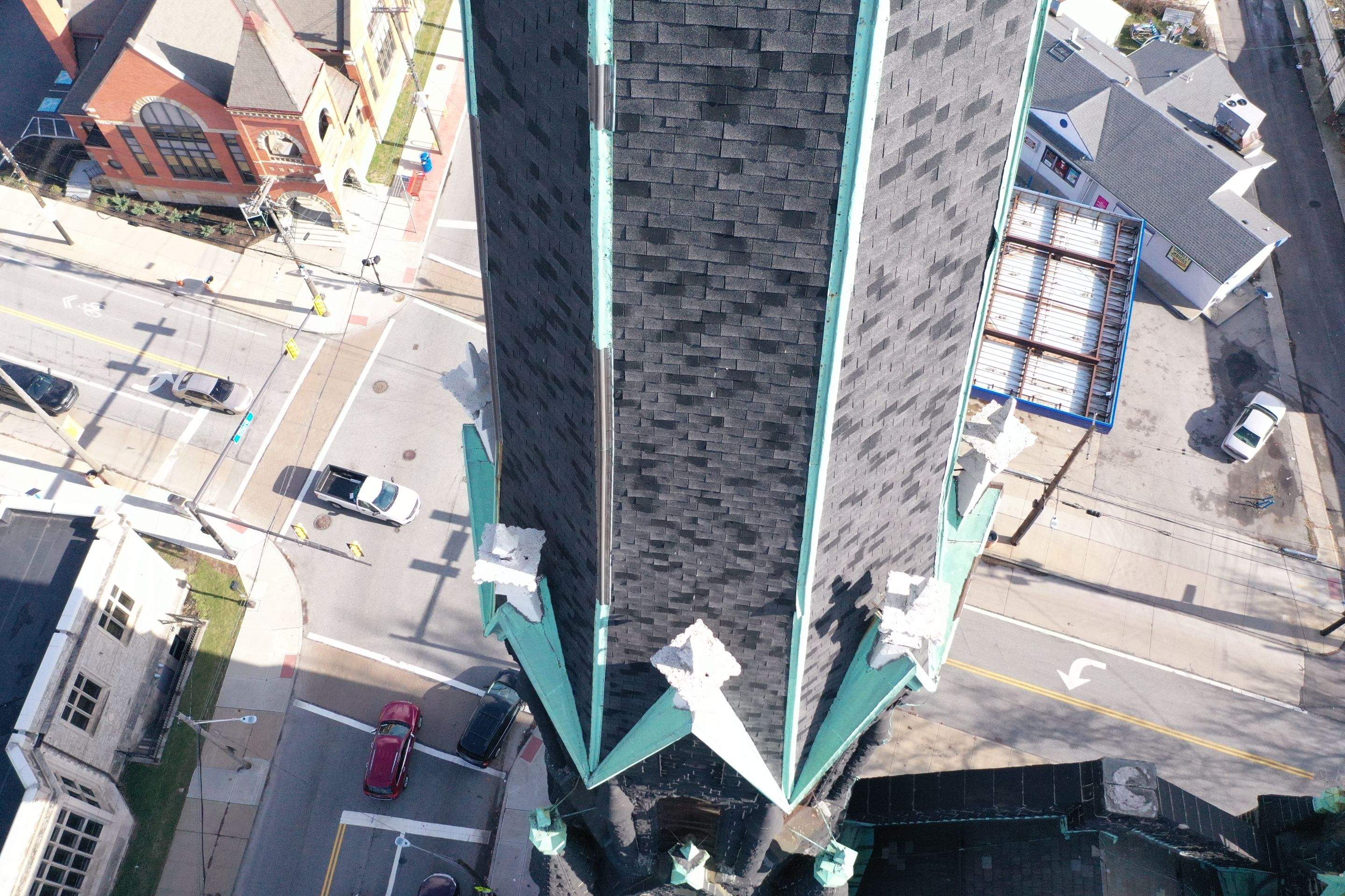 Drone Inspection by Absolute Roofing and Construction
