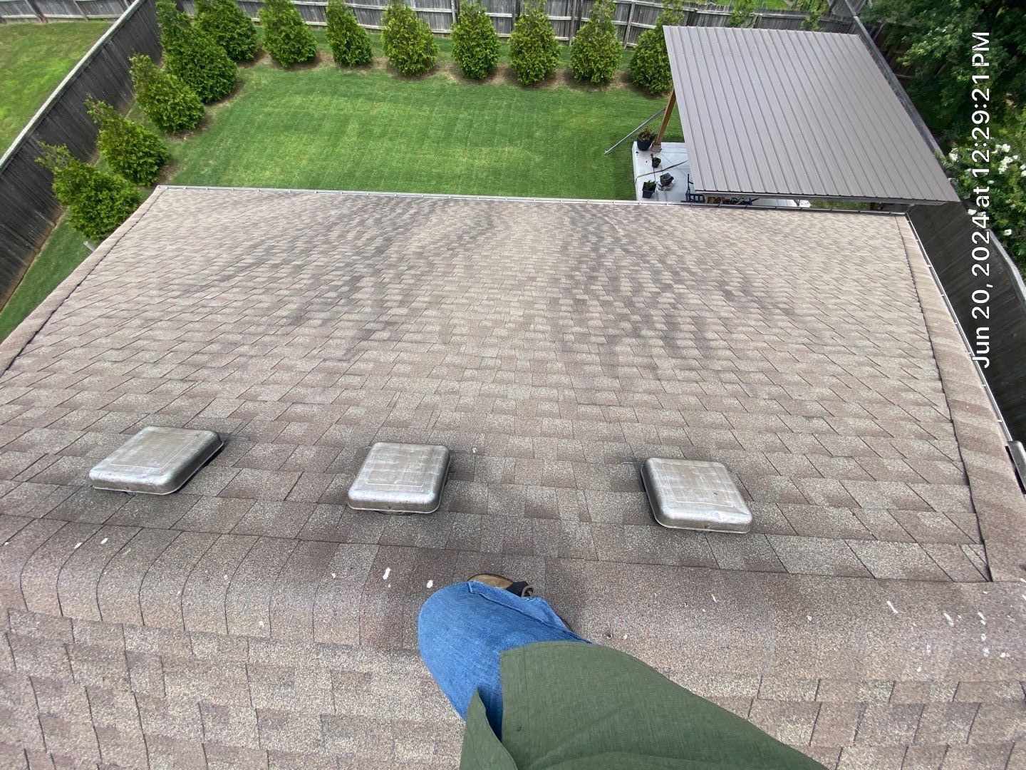 Hail Roof inspection in Jenks by Decor Roofing & Restoration