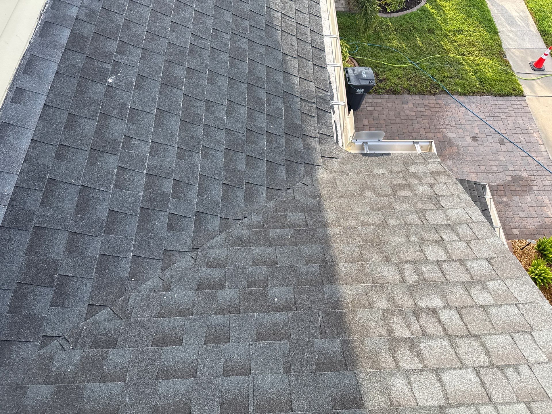 2-Story Asphalt Shingle Roof Cleaning & House Wash – Cypress Mill, Sun City Center, FL by Sunshine AquaWash