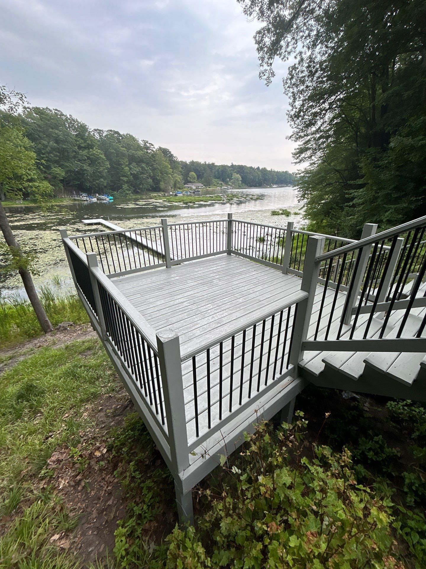 Exterior Deck using solid stain by Gordon Painting