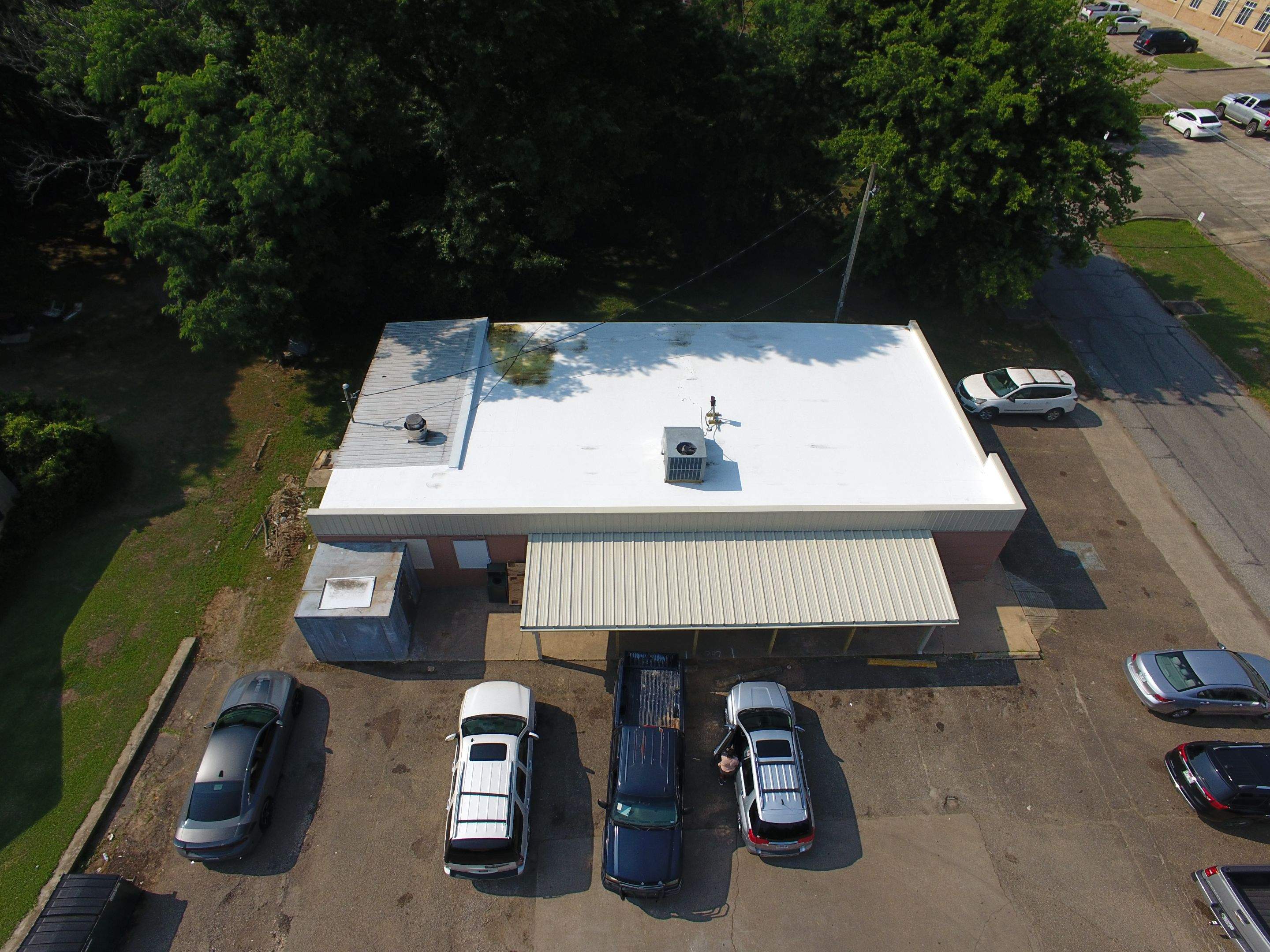 Store Building in Hope by Hostetler Roofing