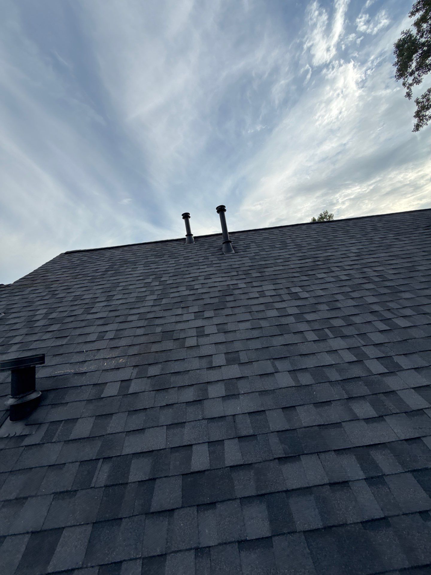 Great Falls : residential Roof with CertainTeed Landmark Pro in Max Def Moire Black  by RM Banning, Inc.