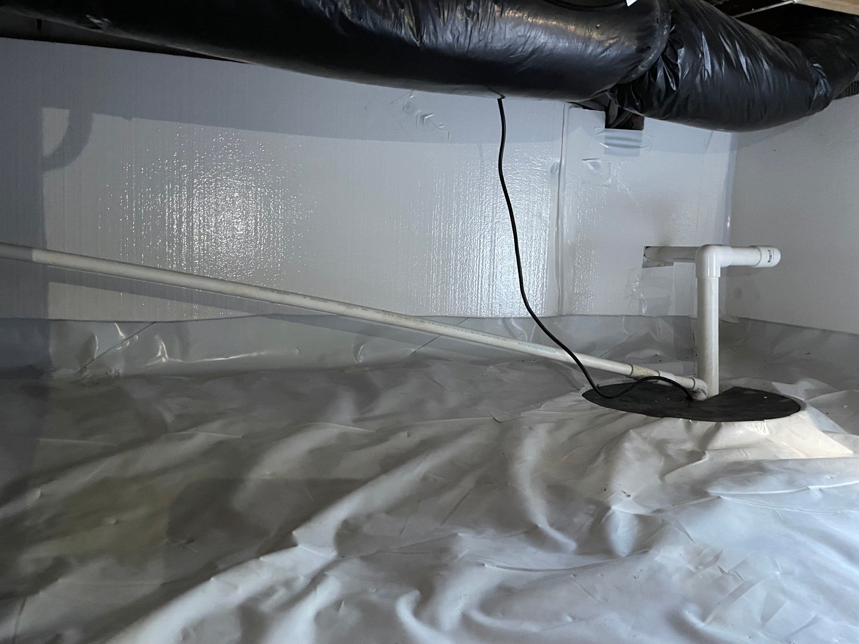 Premium Encapsulation with Bora-Foam using Bora-Foam Insulation by Impact Crawlspace