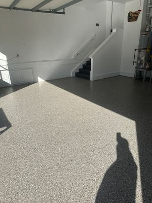 Garage Floor Coating using Creekbed