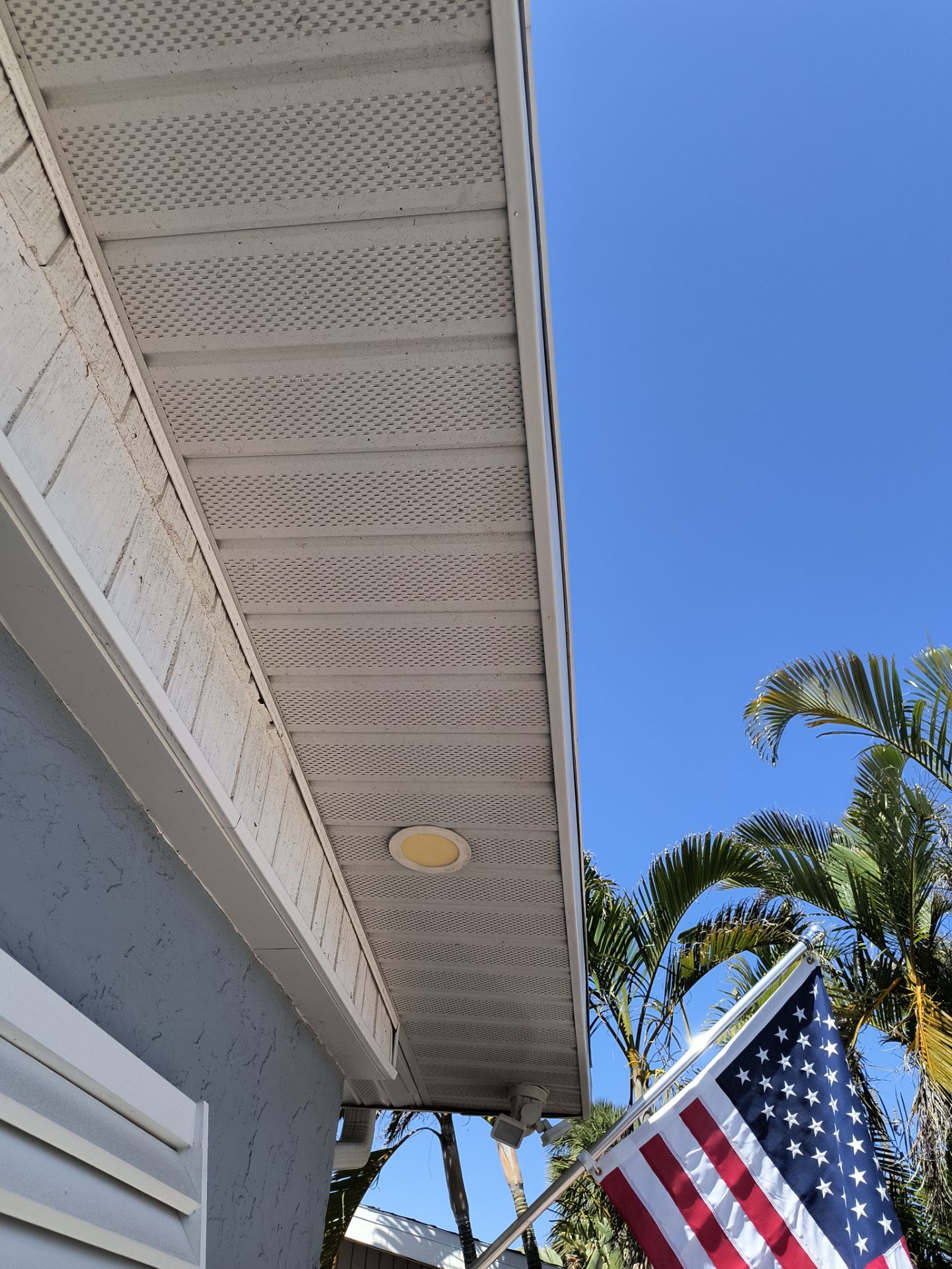 New Metal Soffit and Fascia in Siesta Key FL by Gutter Professors