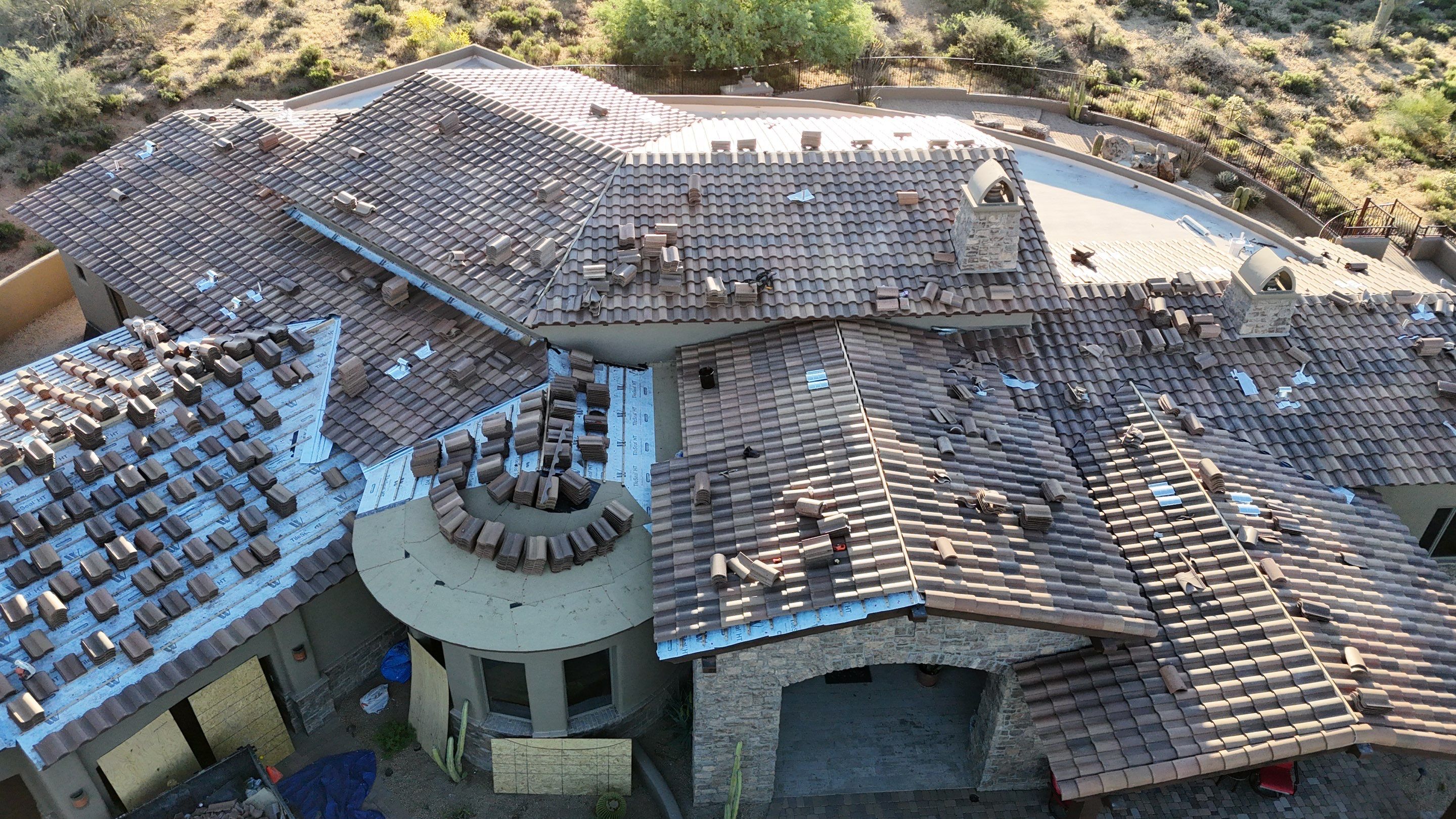 Project in Scottsdale by Saint Roofing