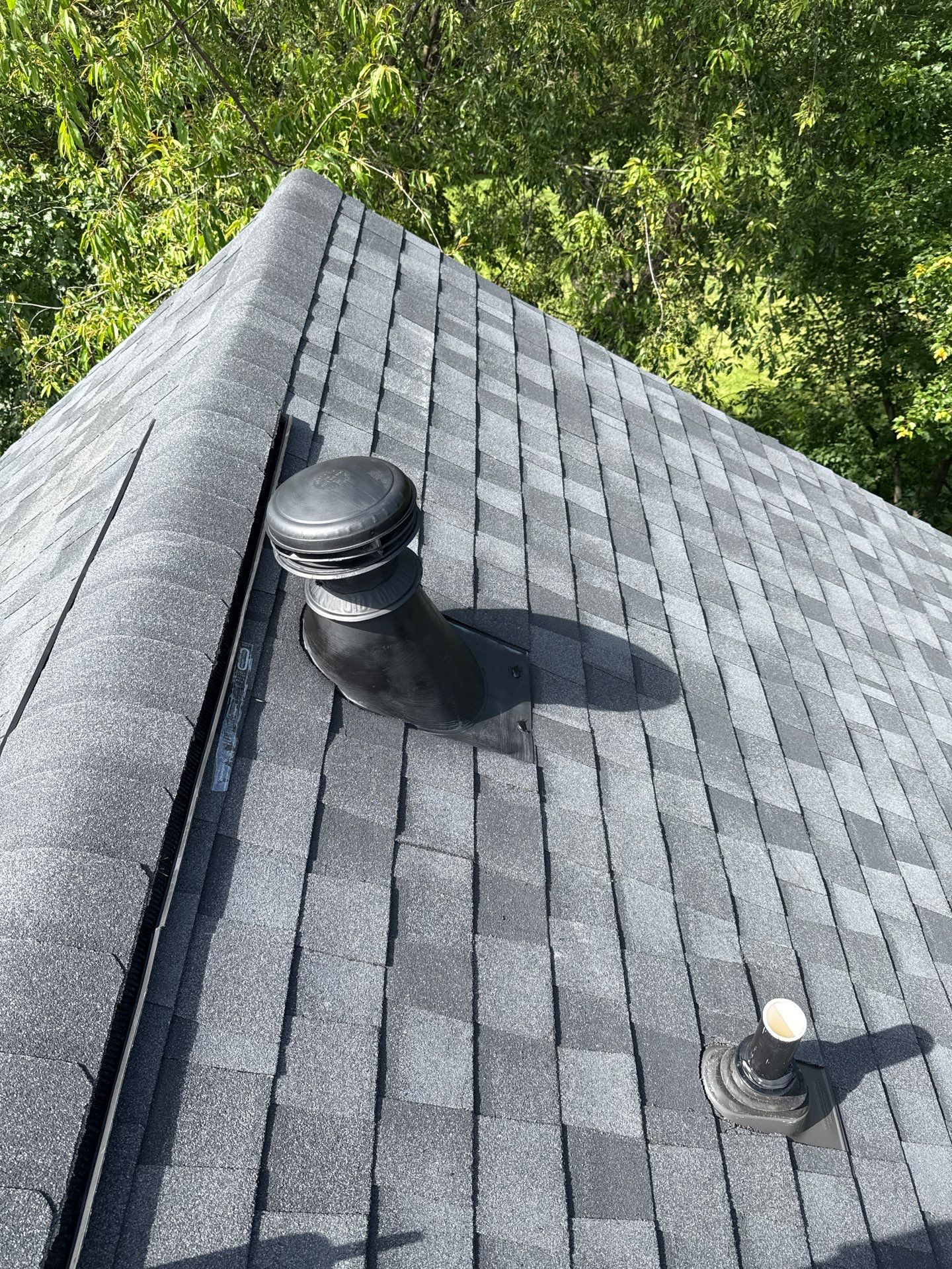 Reston Roof Replacement with CertainTeed Landmark PRO in Max Def Moire Black by RM Banning, Inc.