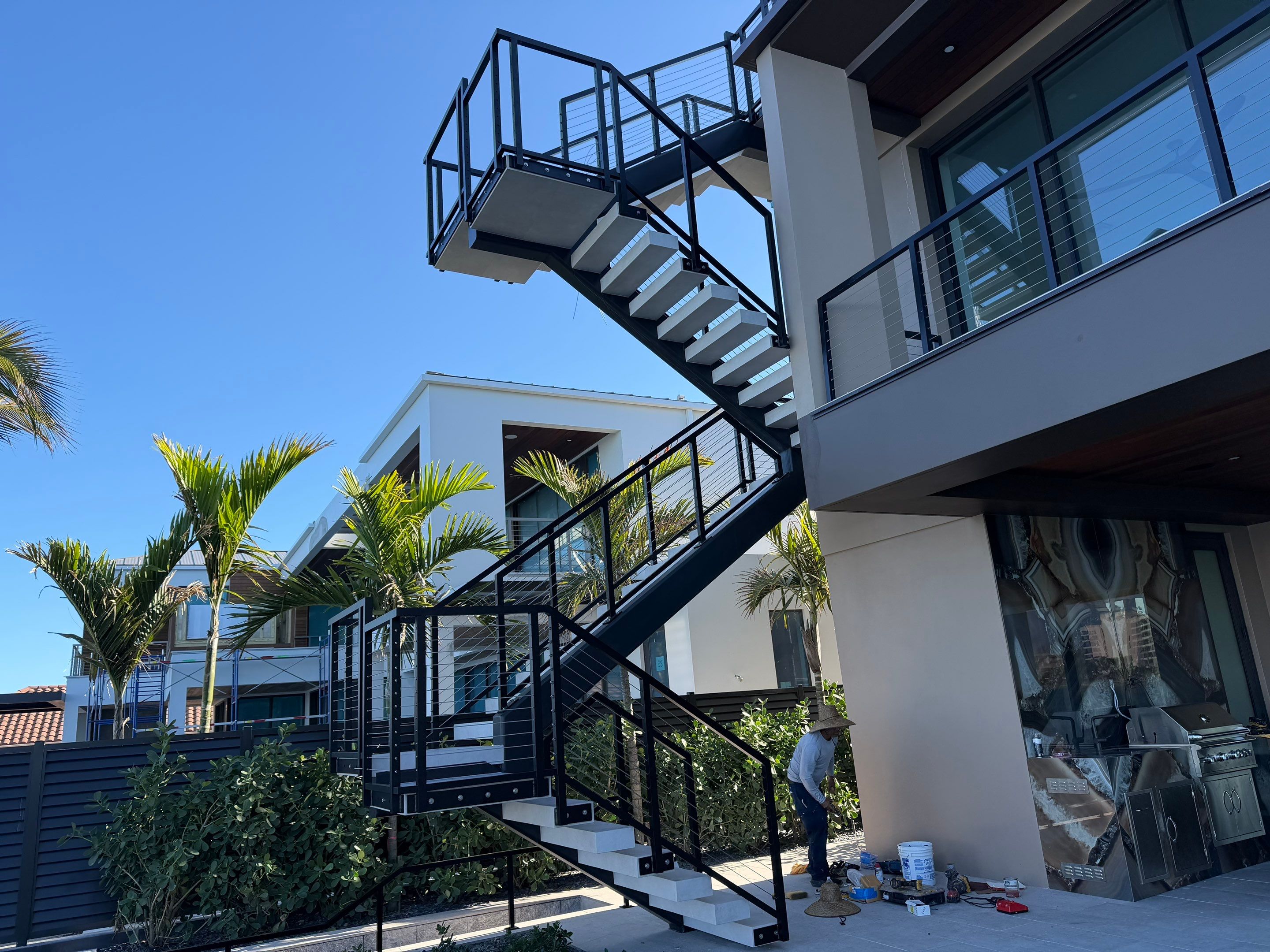 Custom Home in West Palm Beach by Toledo Iron Works