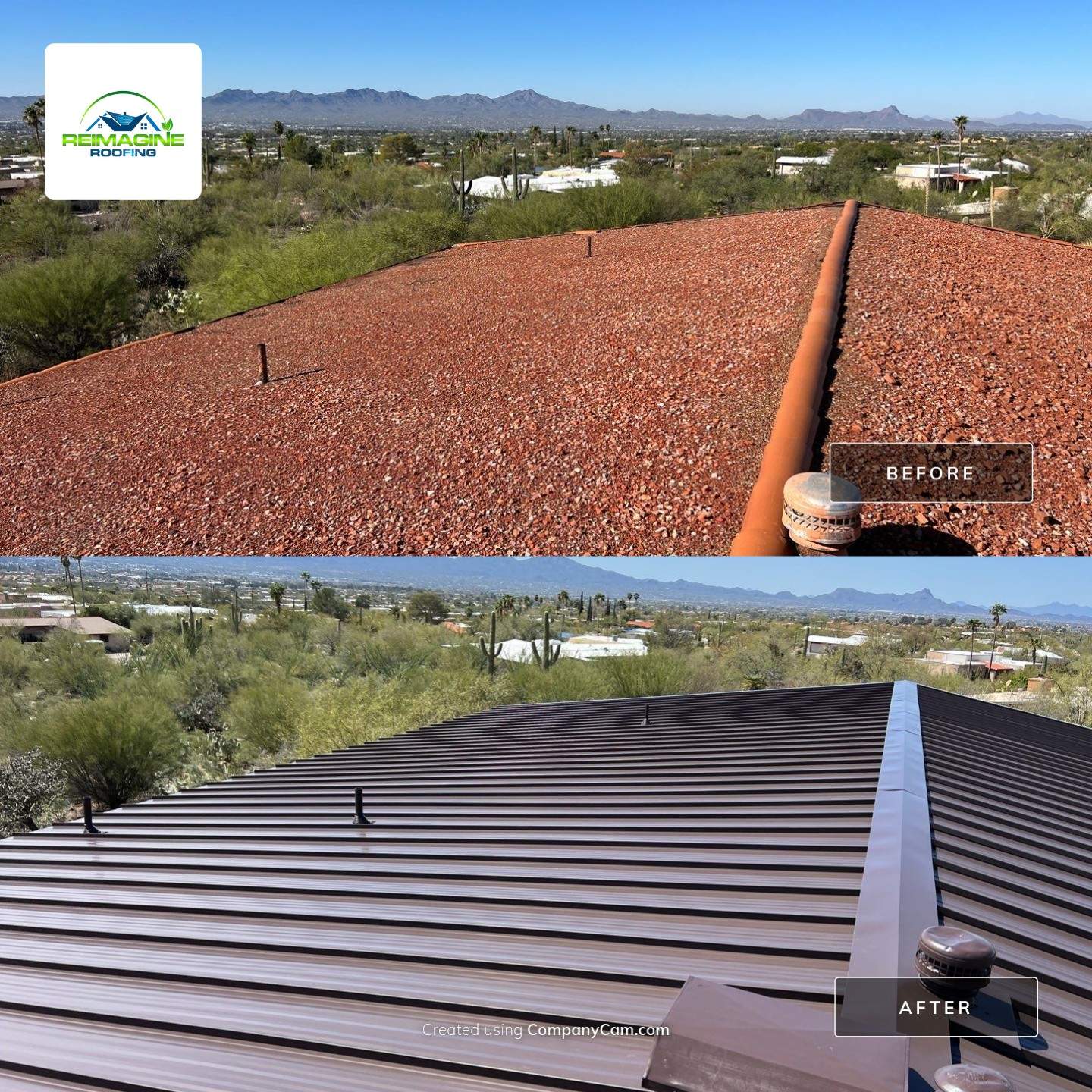 Dark Bronze Standing Seam by Reimagine Roofing