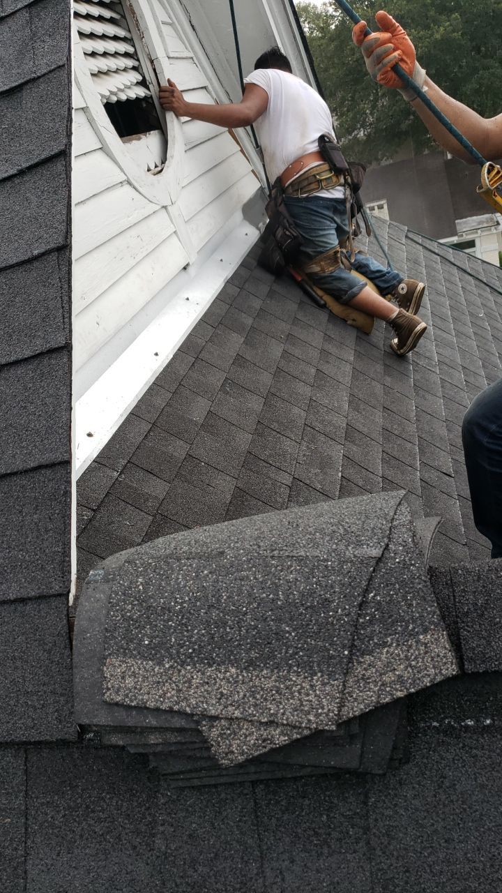 Residential Roofing Installation using Roof Replacement by American Roofing & Construction LLC