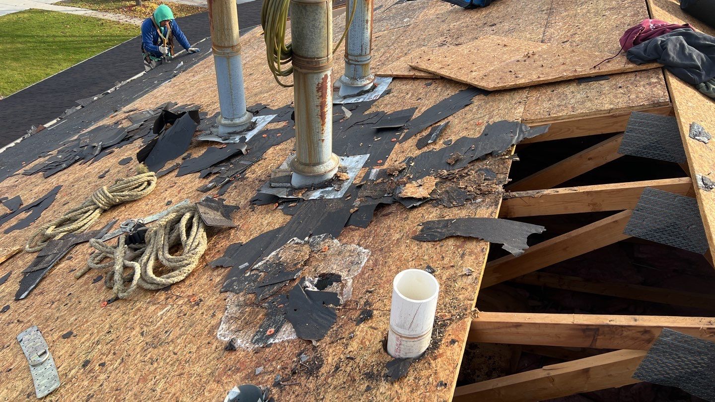 Multi-family unit roof replacement by Pro Home Services Inc