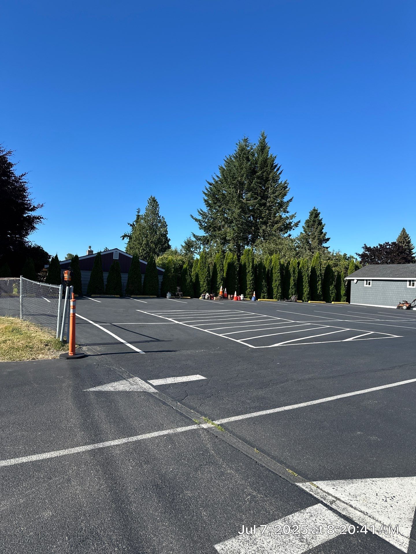 Parking Lot Sealcoat & Striping Repair   by Jireh Asphalt & Concrete Inc 