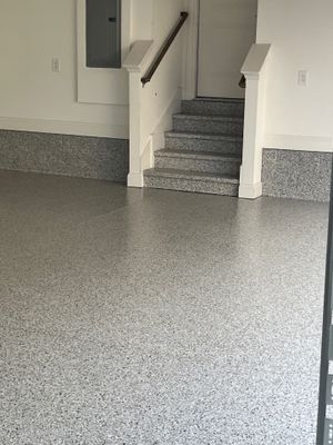 Garage Floor Coating using Coyote