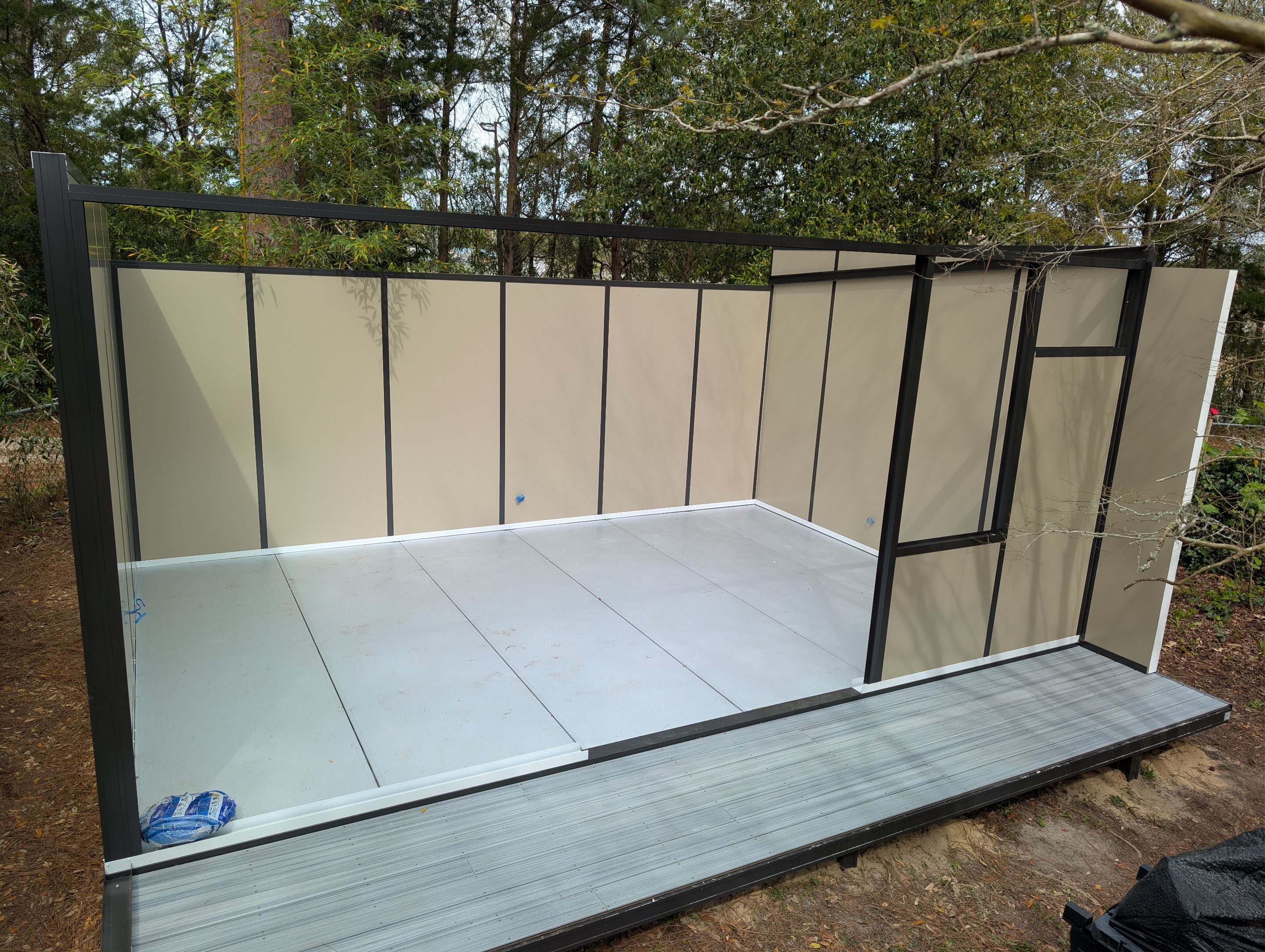 Titan Blockhouse Backyard Home Addition by Titan Sunrooms