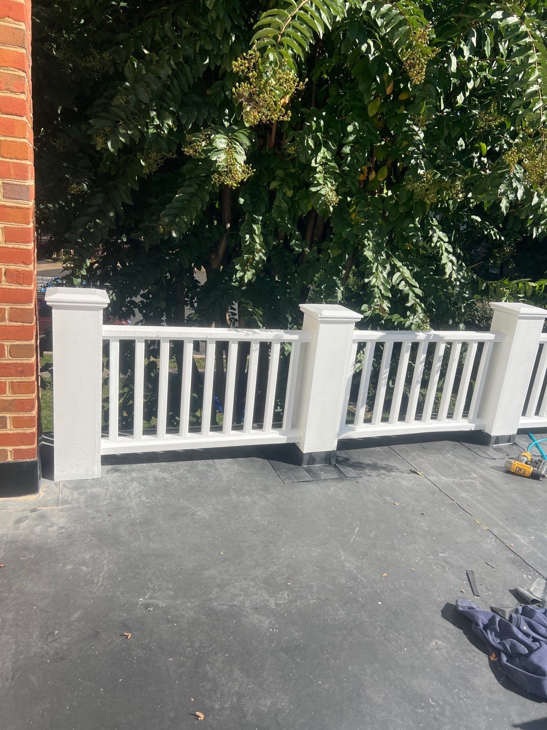 McLean - Residential Flat Roof Replacement with Carlisle Syntec EPDM by RM Banning, Inc.