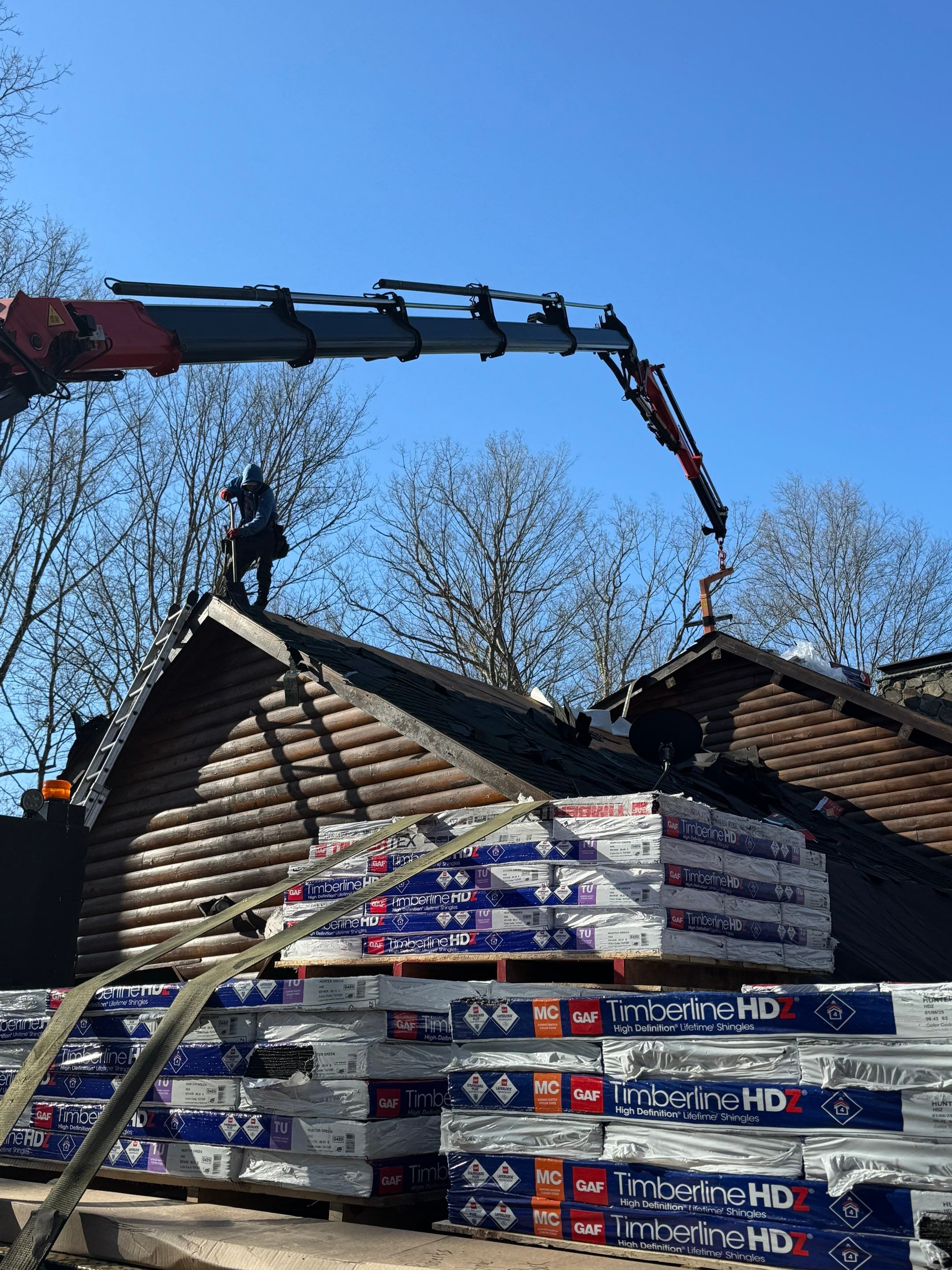 New Roof in Hyde Park NY  by roberts roofing
