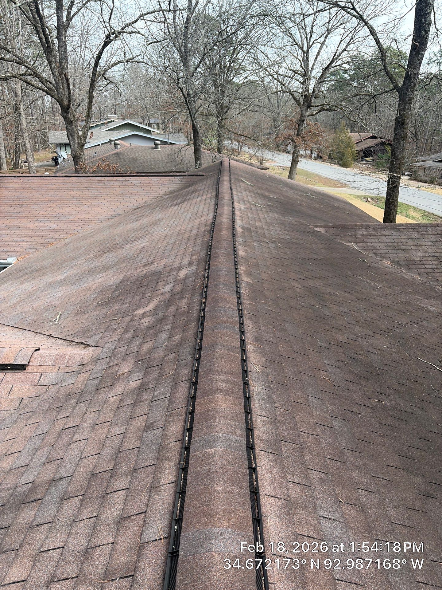GAF Timberline HDZ Shingle Roof Replacement in Hot Springs Village by Temple Roofing and Exteriors