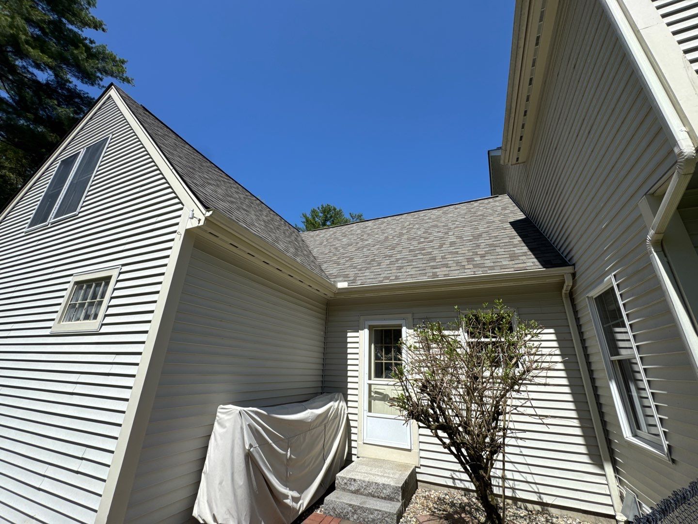 Veterans Helping Veterans – Full Roof Transformation with Owens Corning Driftwood! by Sensible Home Solutions