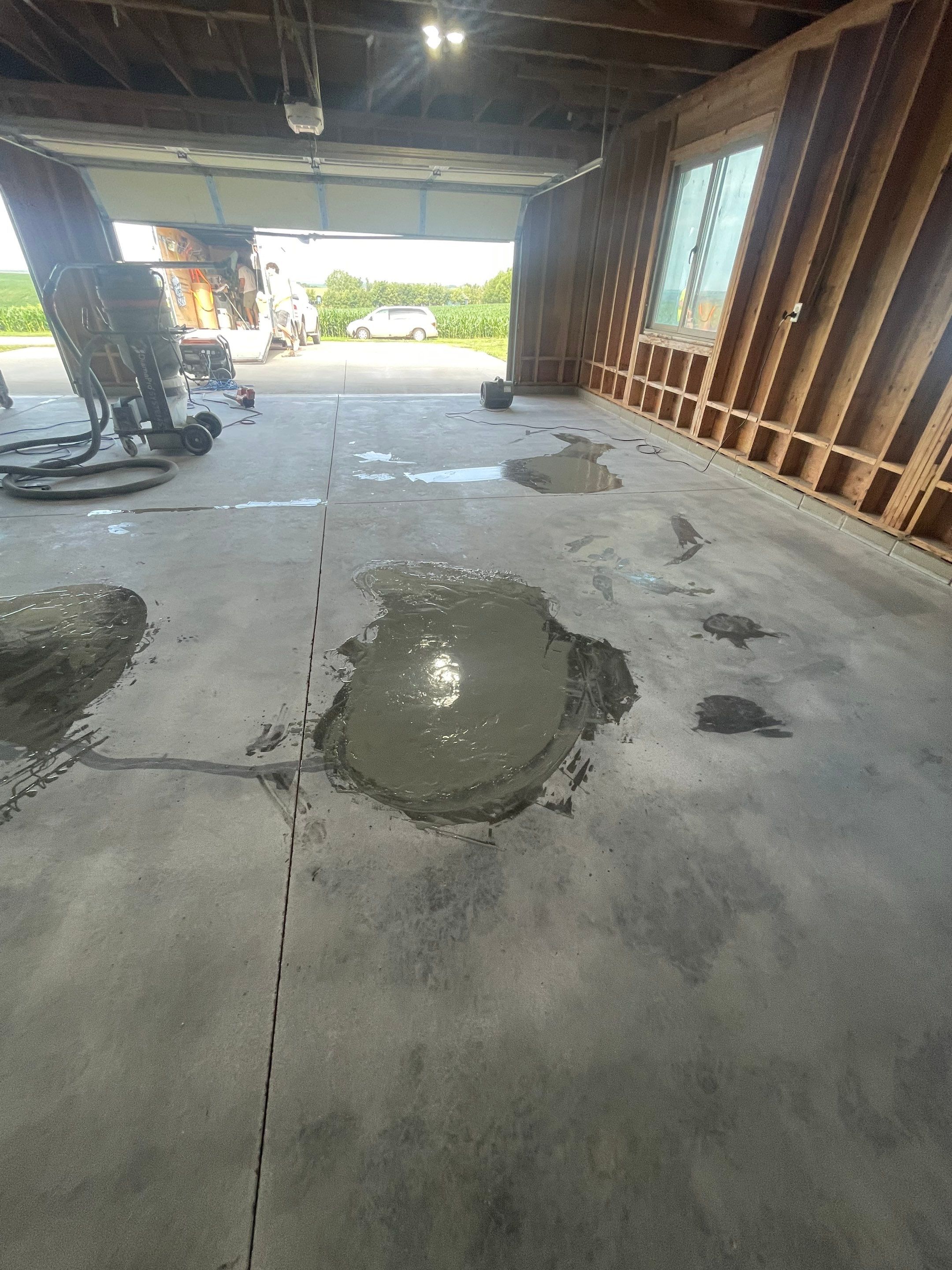 Cabin Fever Coating for Detached Garage in Dell Rapids by Select Painting, Coatings & Garage Cabinets