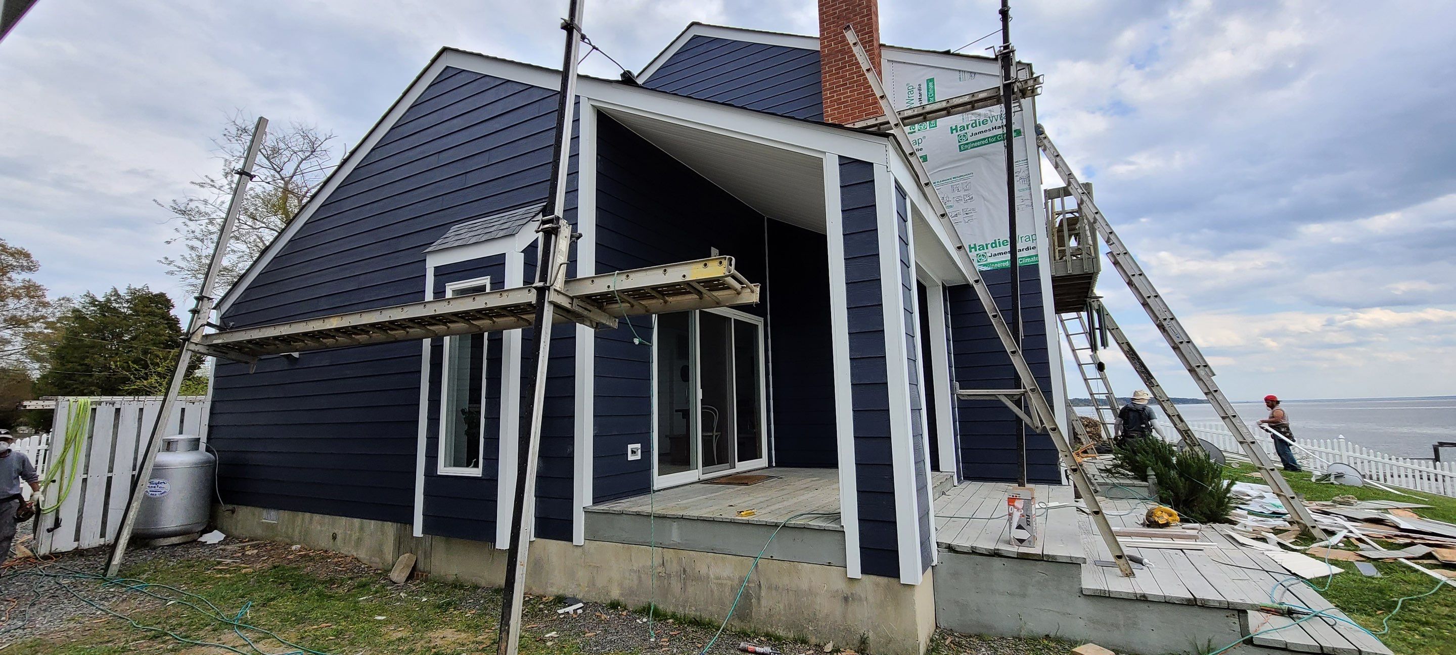 Siding replacement using James Hardie Siding by Window Depot of Annapolis