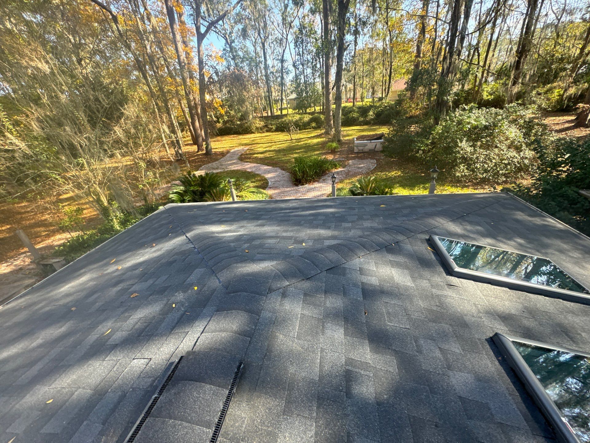 New shingle reroof in Gainesville, FL by Brehm Roofing