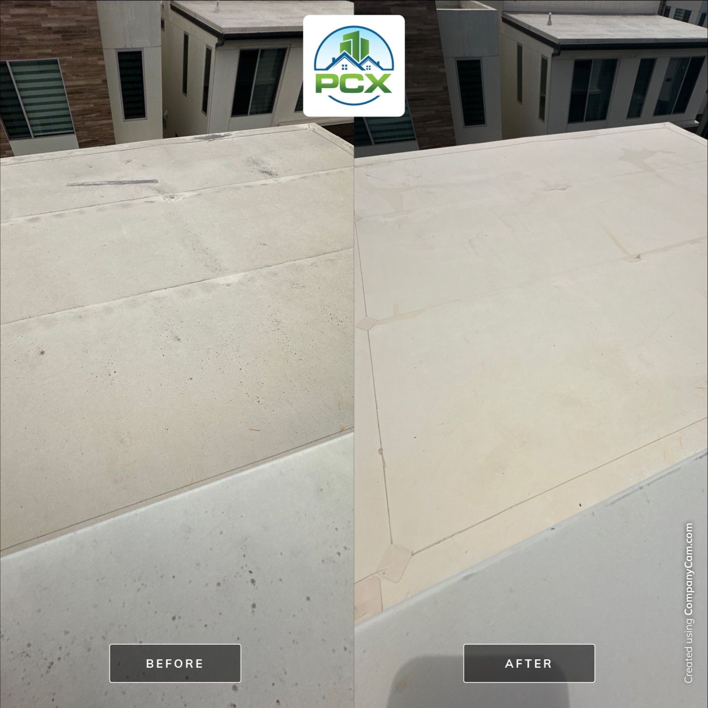 Rooftop lounge and house wash Newport Beach, CA by Property Cleaning Experts, LLC