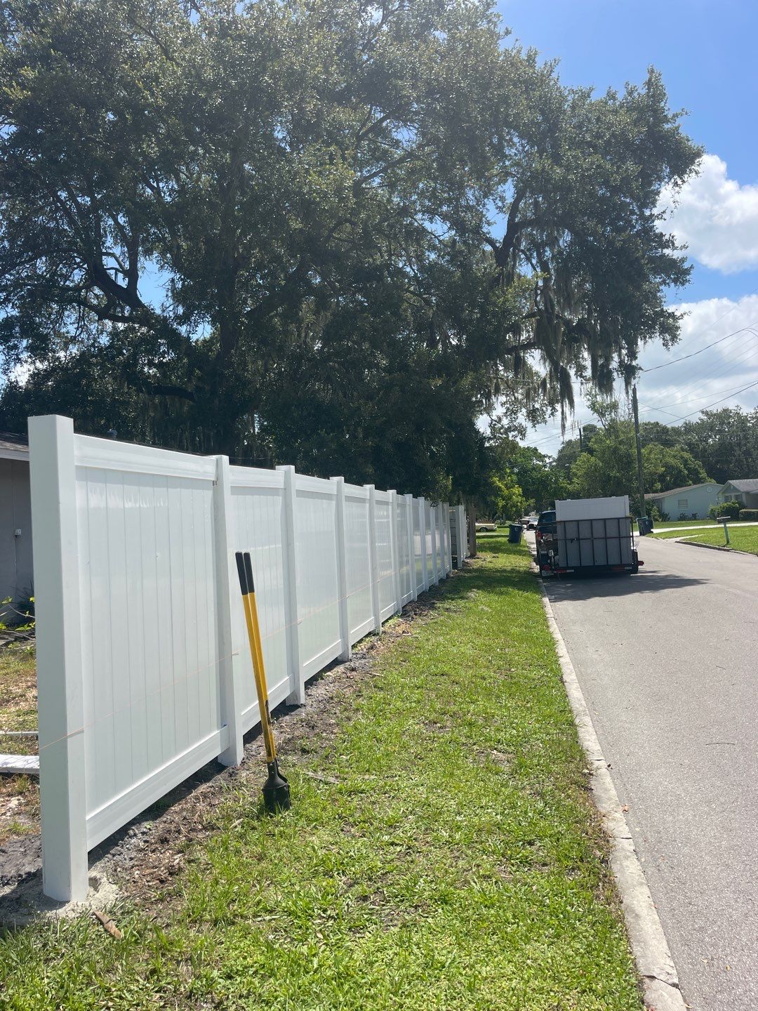 Palmetto, FL 6ft. Tall White Vinyl Privacy Fence  by Asap fence and gates, LLC