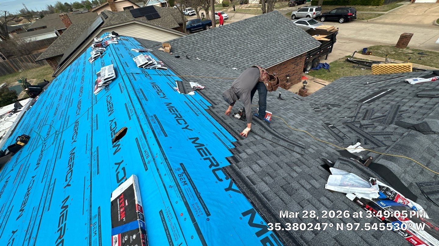 Project in Oklahoma City by Icon Roofing And Construction