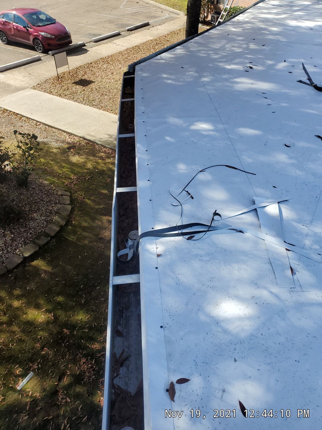 Commercial Roofing Installation using 50 mil PVC by Hostetler Roofing