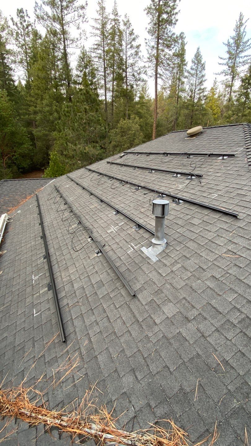 Solar Panel Installation using Solar Panels by Byers Enterprises 