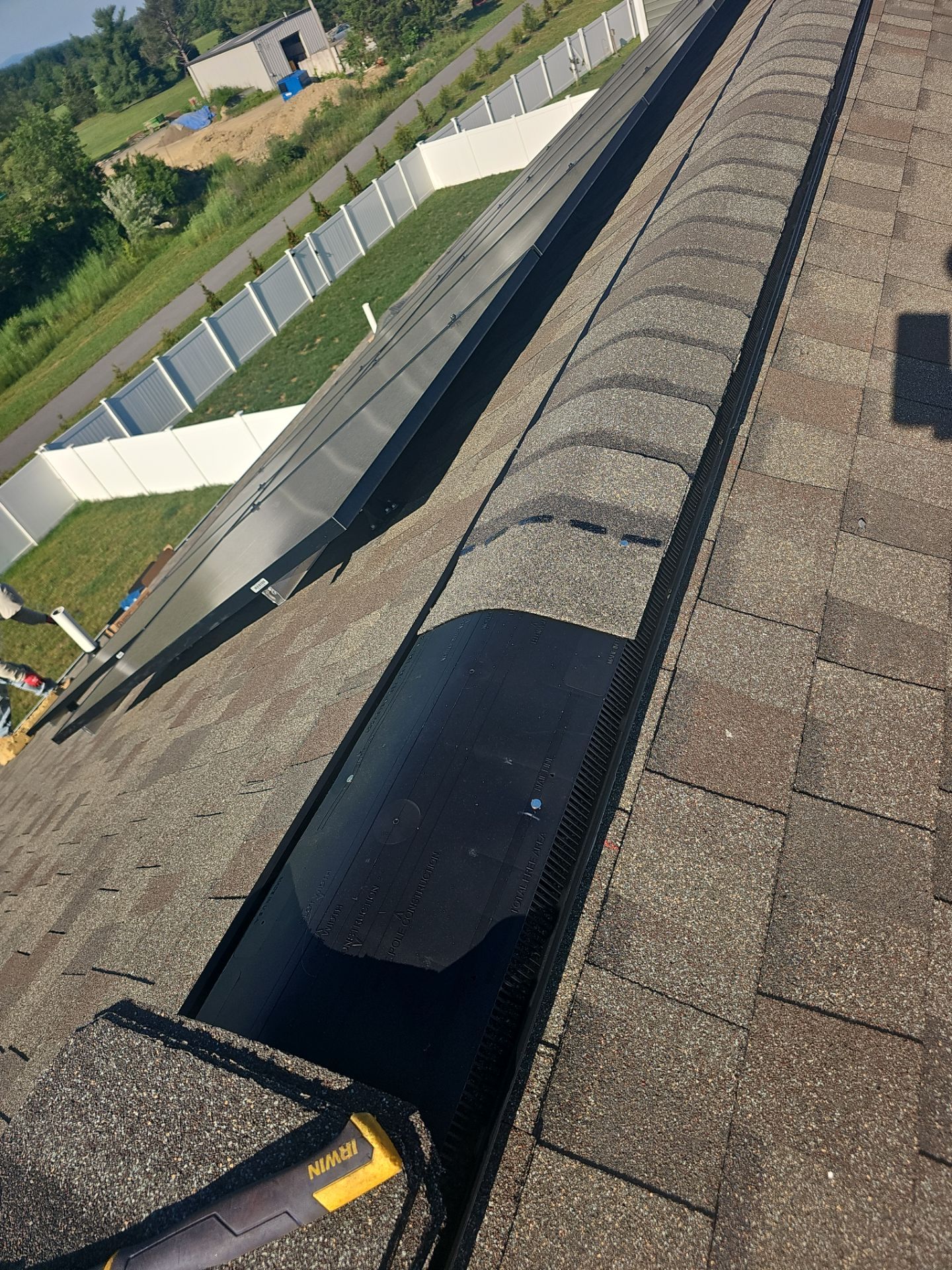 Roof Repair - Ridge Vent and Vent Flashing Boot Replacement by Winchester Roofing