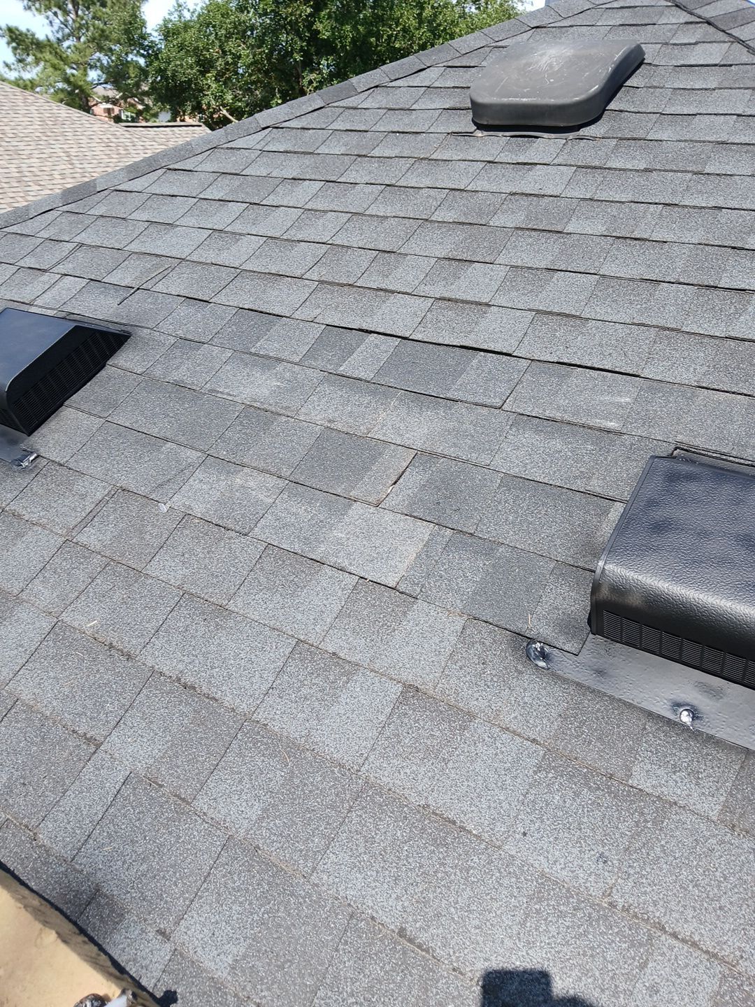Hail Damage using Owen's Corning Duration (Lifetime) Shingles by Roof Repair Company